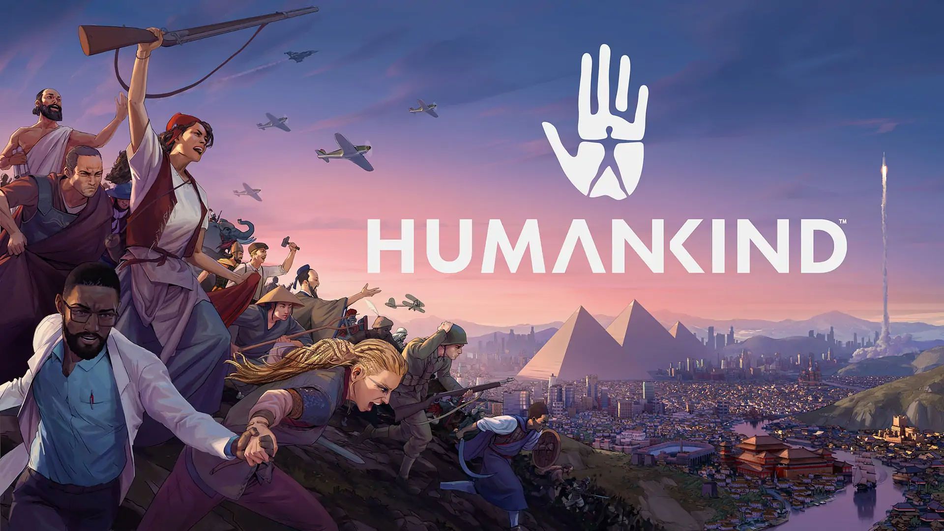نمایش بشریت در بازه‌های زمانی تاریخ در بازی Humankind