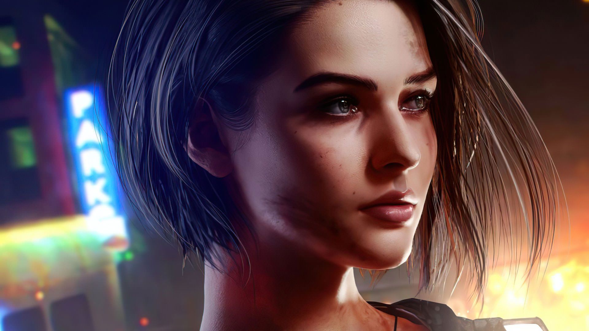 چهره جیل ولنتاین در بازی Resident Evil 3