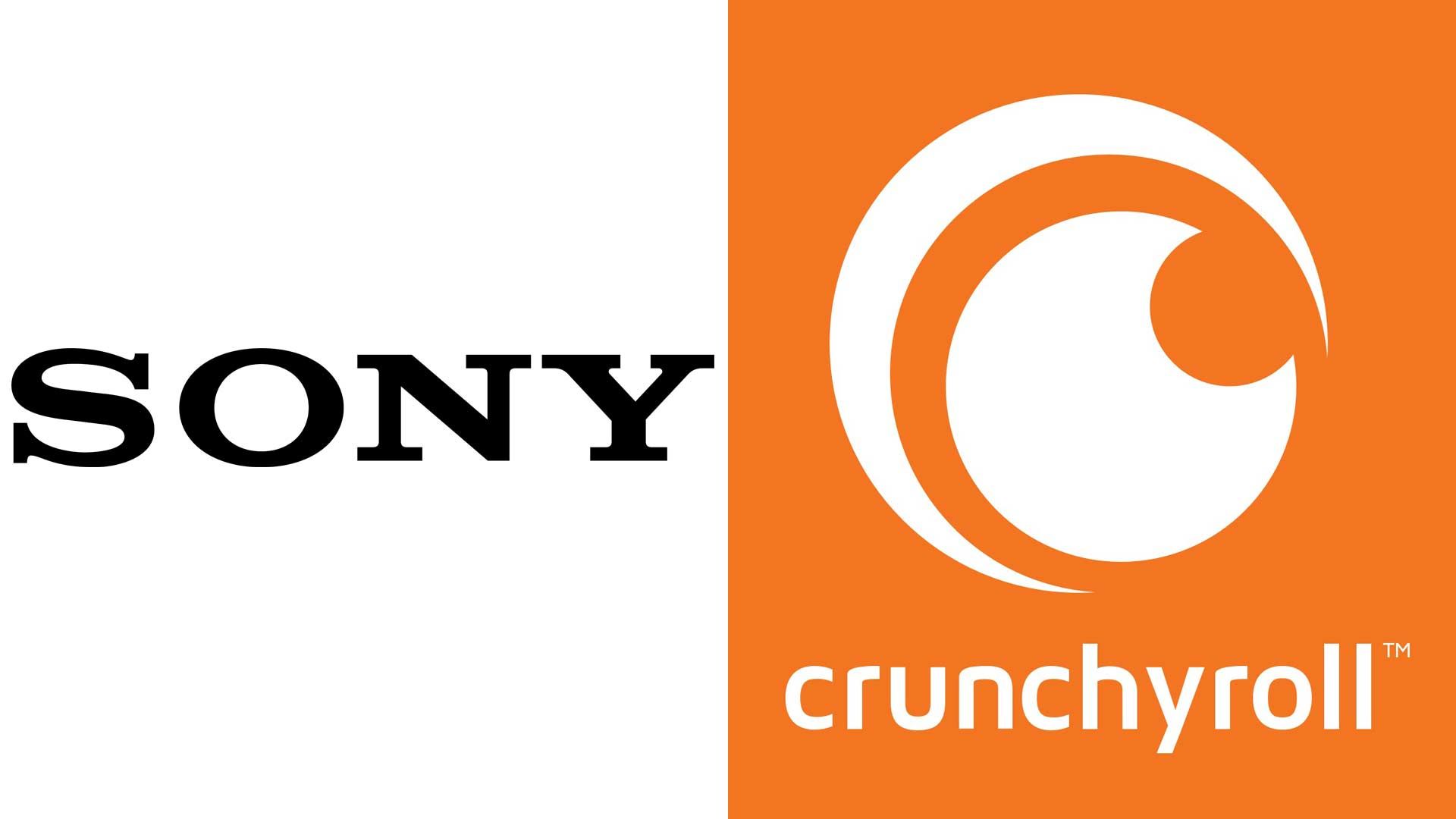 لوگو شرکت های سونی  وCrunchyroll