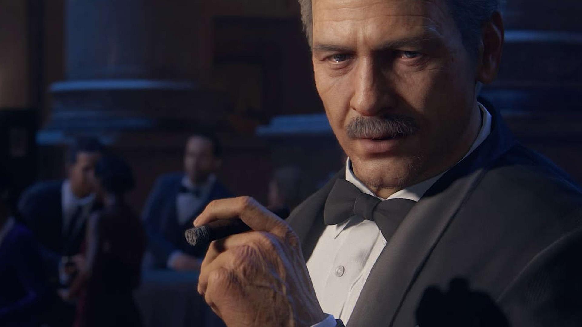 سالی با سیگاری در دست در بازی Uncharted 4