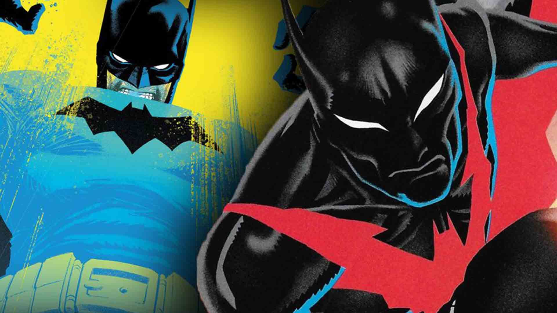 شخصیت بتمن بیاند به همراه بتمن در سری کتاب کمیک Batman Beyond