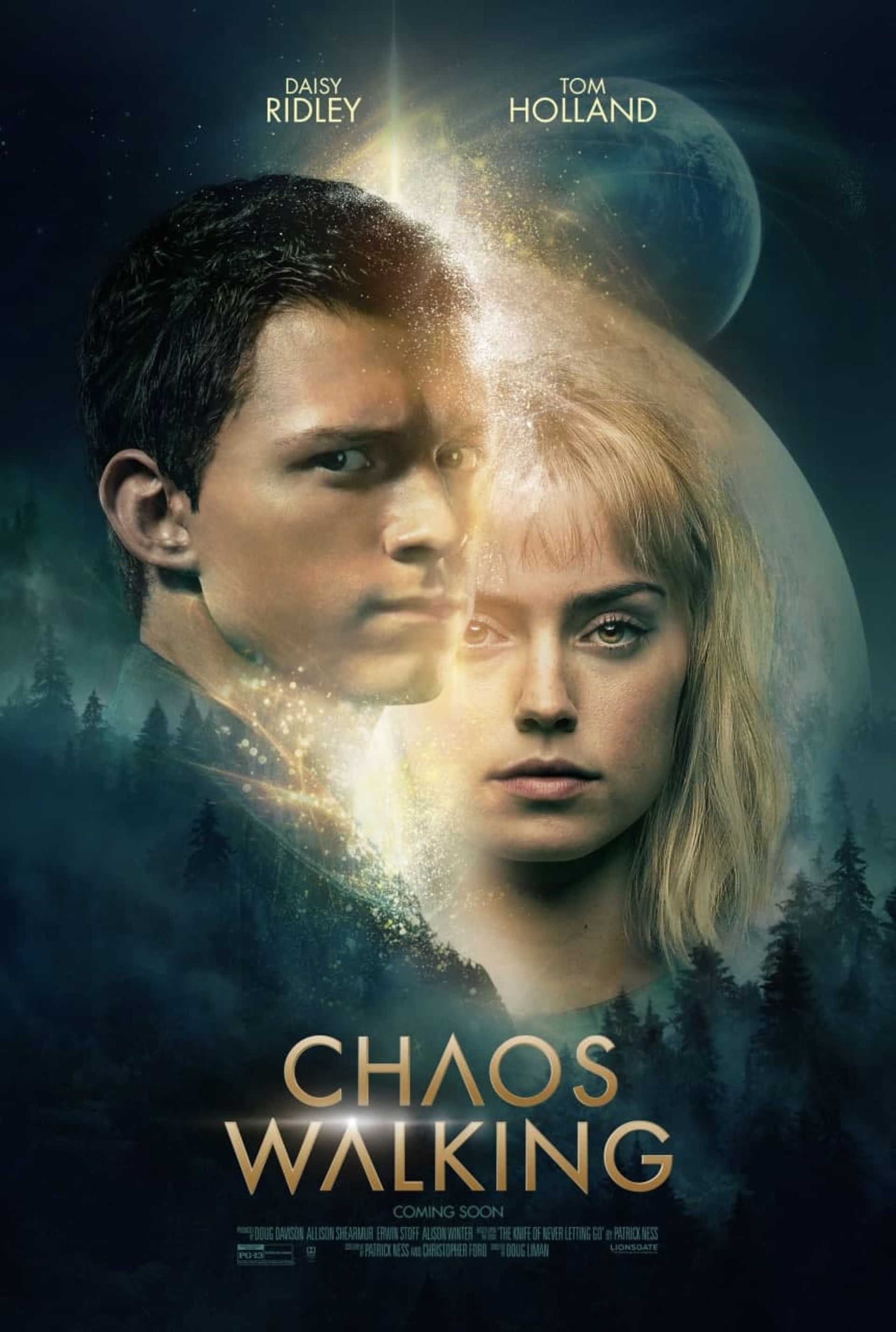 تام هالند و دیزی ریدلی در کنار هم در پوستر جدید فیلم Chaos Walking