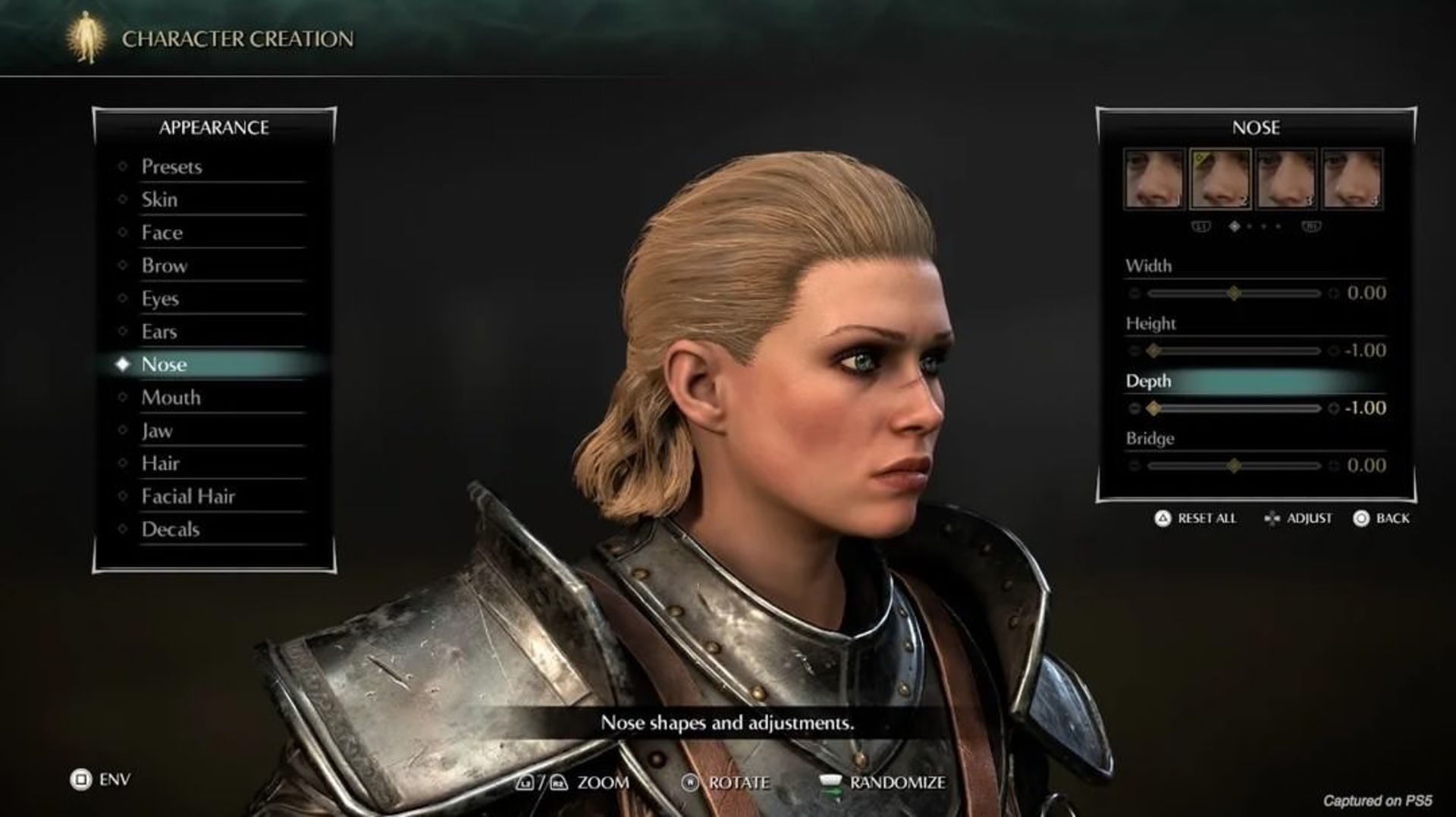 طراحی شخصیت جنگجو در بازی Demon's Souls