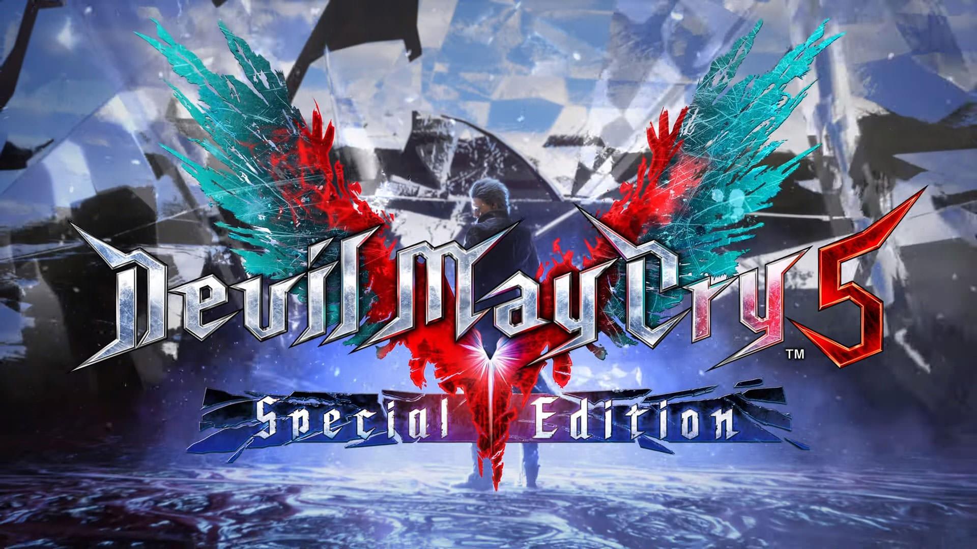 پوستر بازی Devil May Cry 5 Special edition با محوریت شخصیت ورجیل