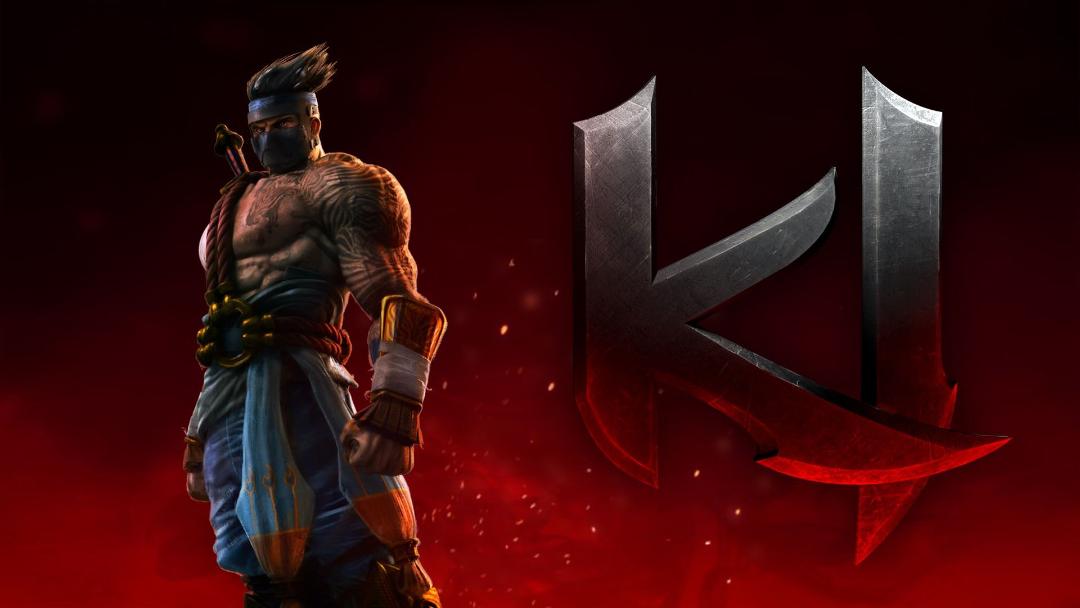 شخصیت Jago در کنار لوگوی بازی Killer Instinct
