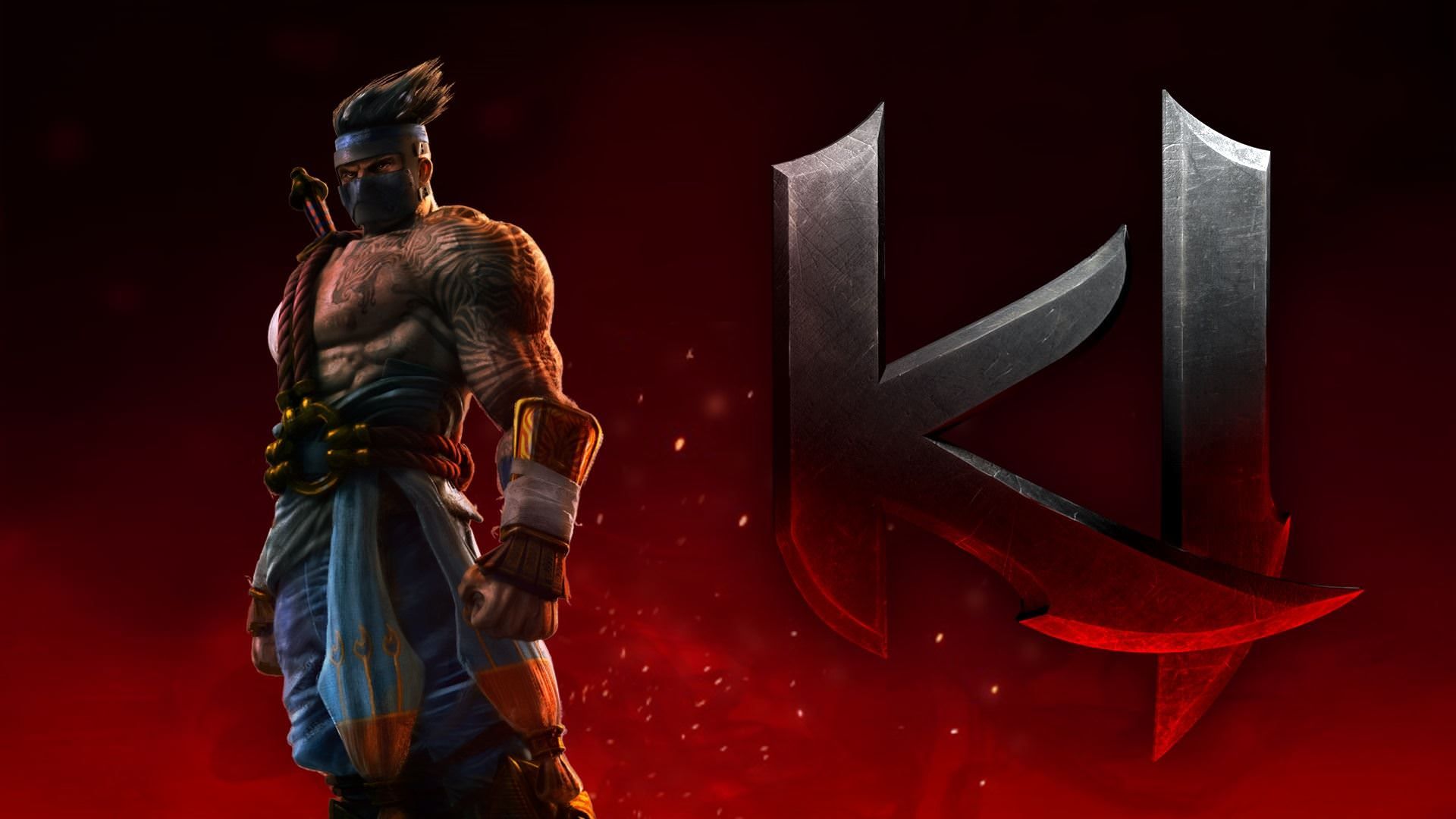 شخصیت Jago در کنار لوگوی بازی Killer Instinct