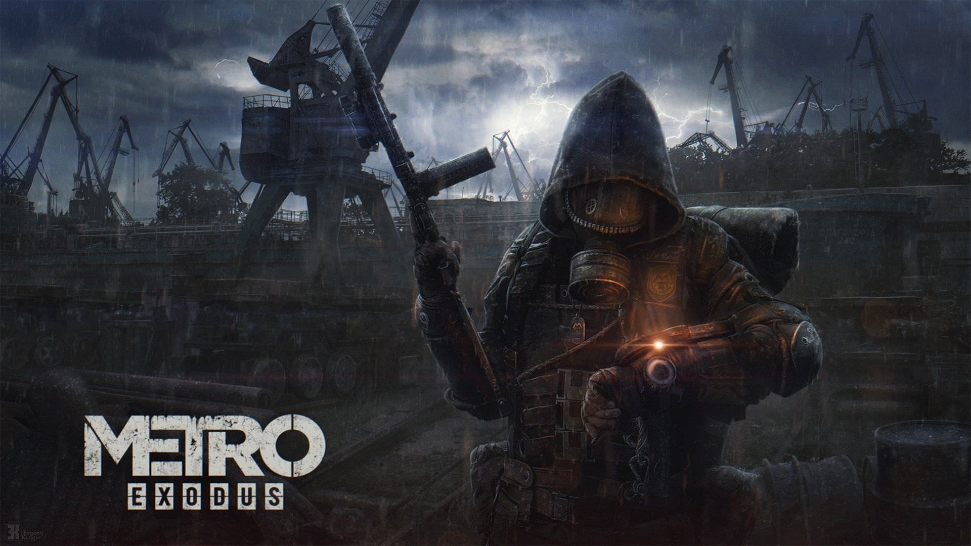 شخصیت بازی شوتر Metro Exodus در محیطی جنگی