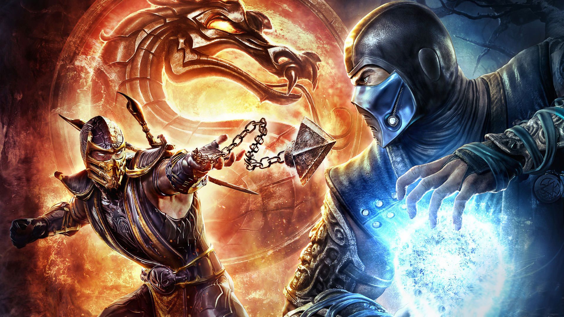 ساب زیرو و اسکورپیون در بازی Mortal Kombat