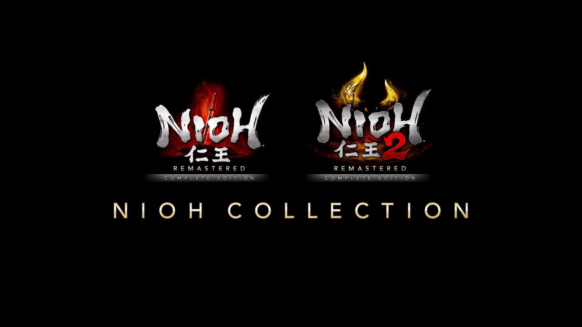 لوگوی Nioh Collection شامل دو بازی تیم نینجا