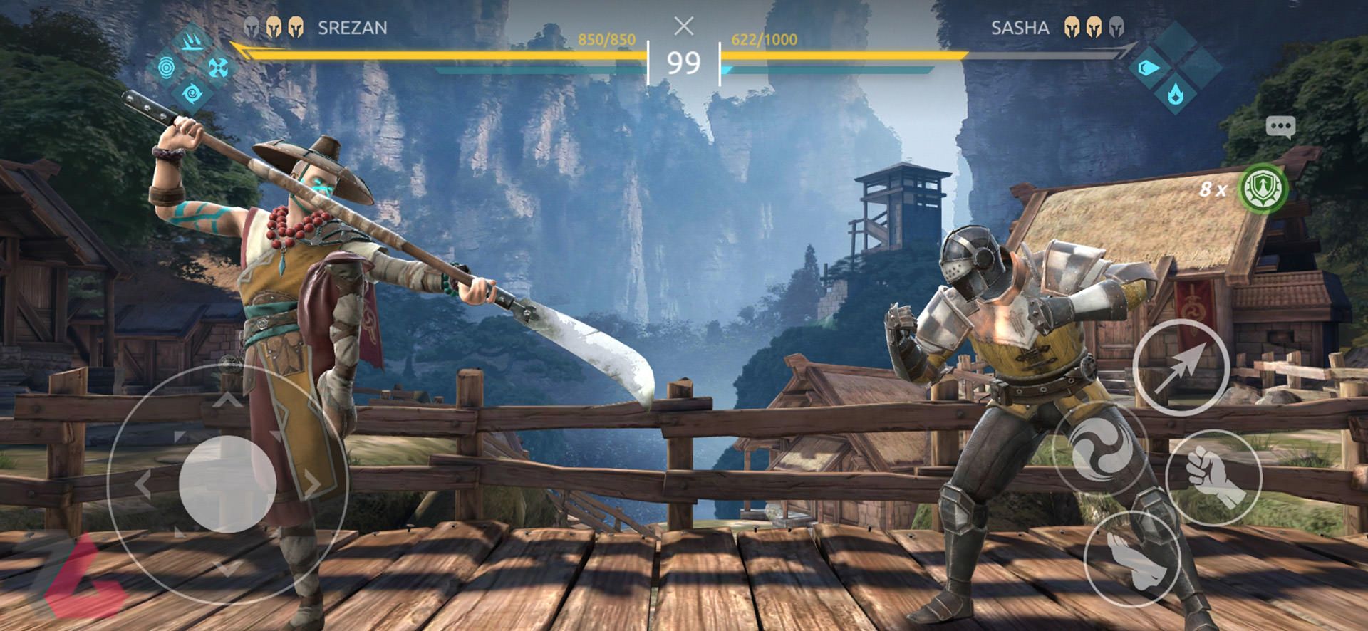 گیم پلی و کاراکتر‌های بازی موبایل Shadow Fight Arena