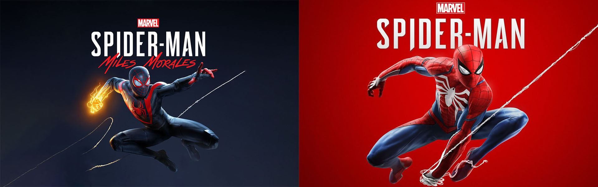 پیتر پارکر و مایلز مورالز در بازی Spider-Man
