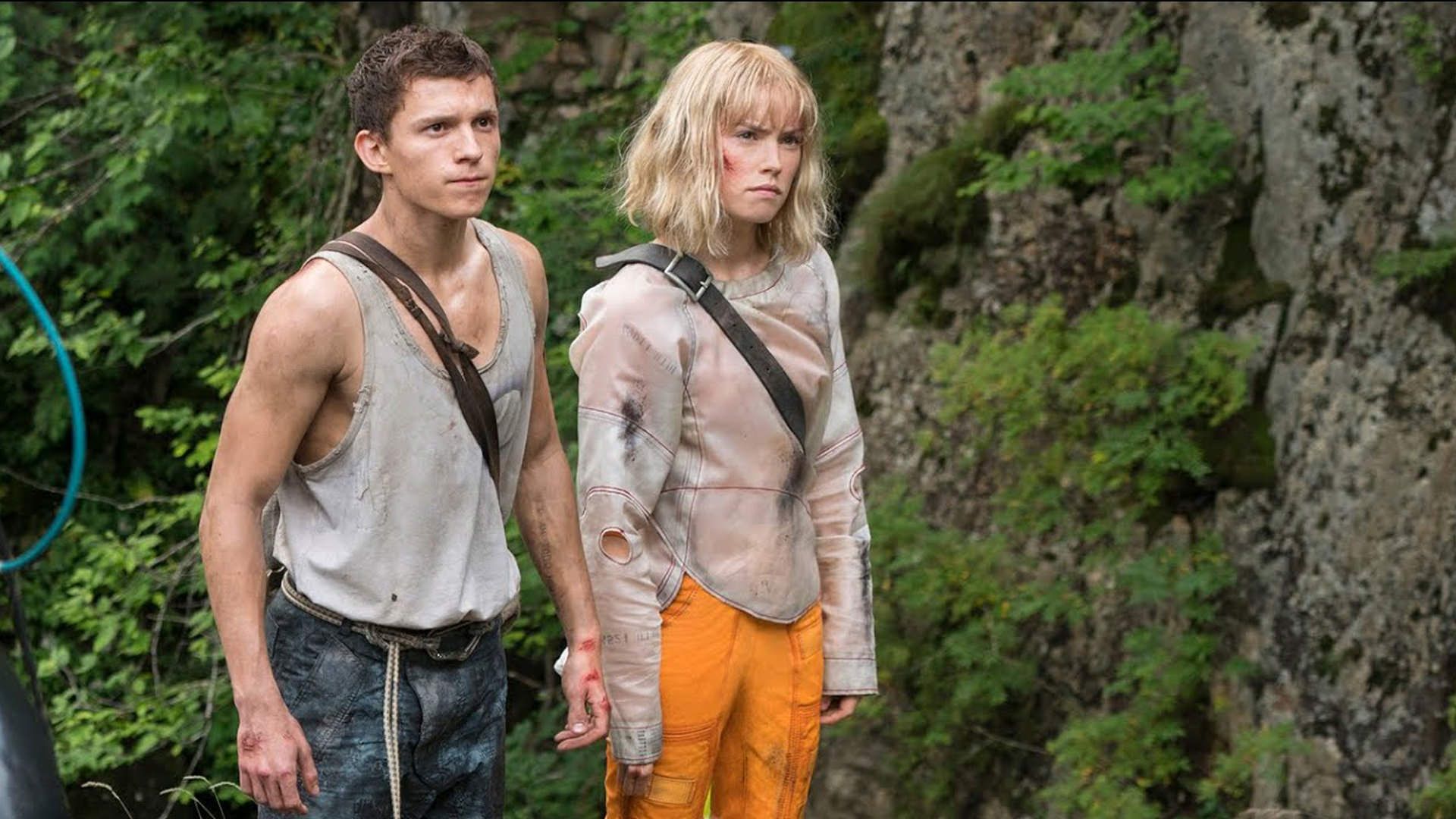 تام هالند و دیزی ریدلی در تلاش برای فرار از نویز در فیلم Chaos Walking