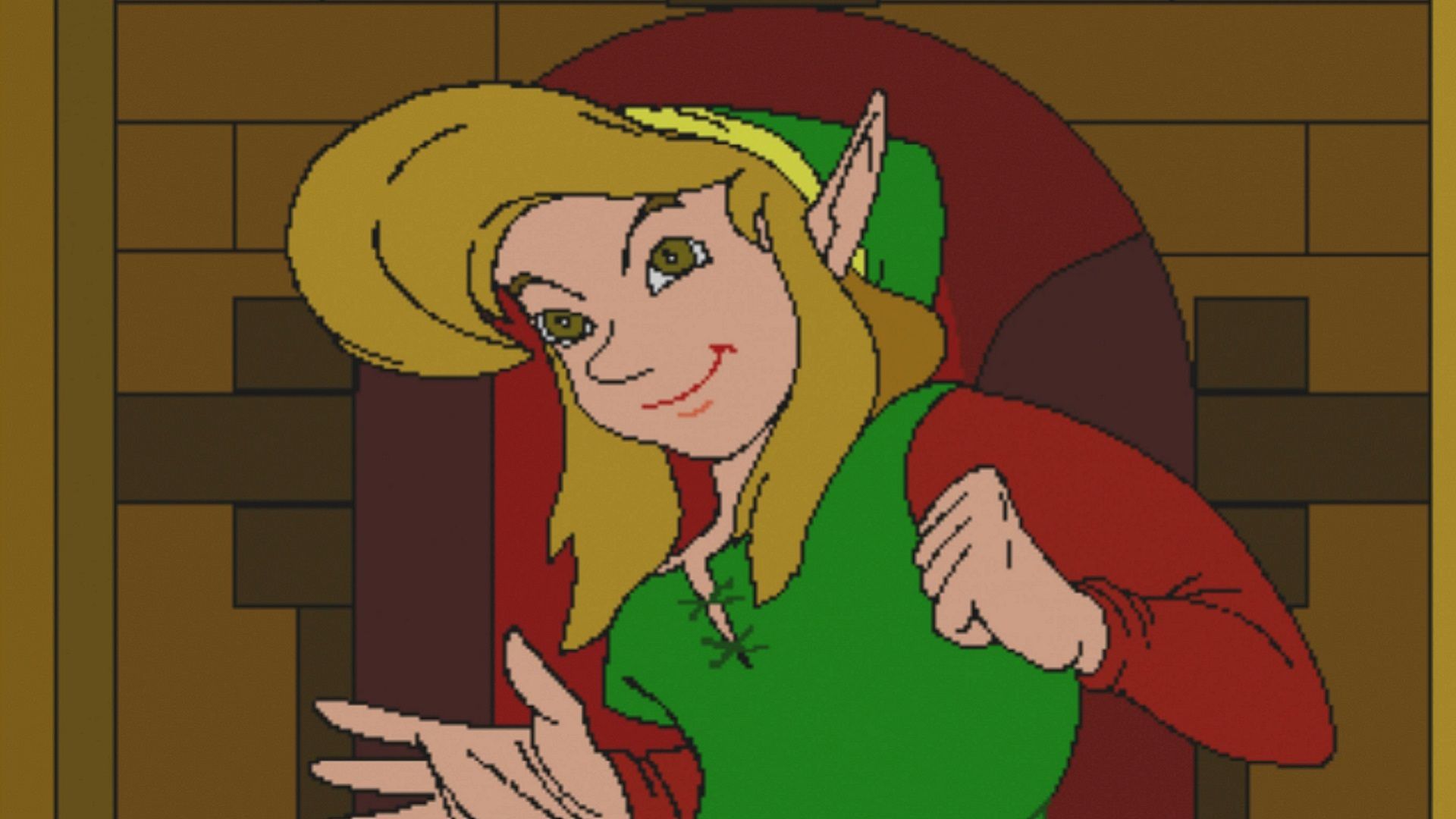 تصویری از بازی Zelda The Wand of Gamelon