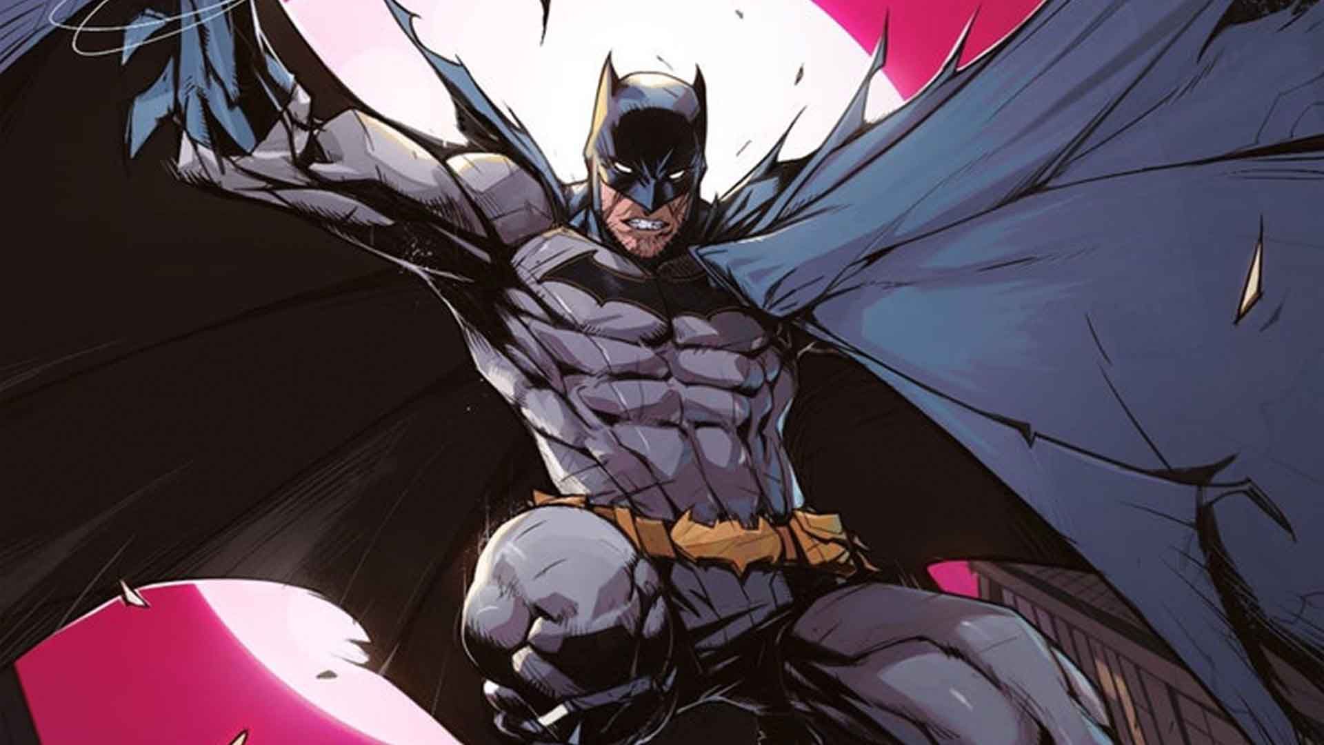 بتمن در حال پرواز در سری کتاب کمیک Batman: Urban Legends 