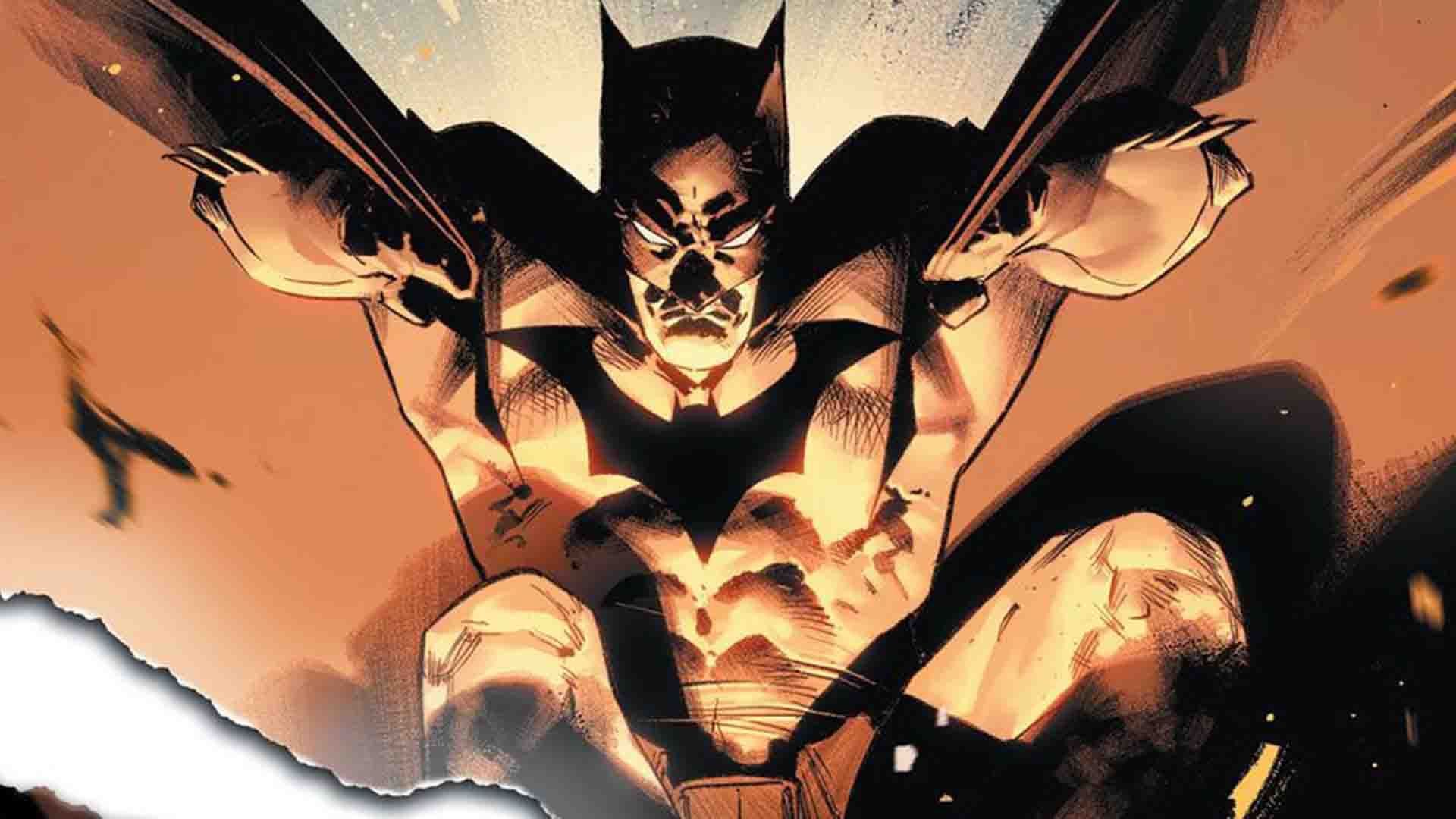 بتمن در حال پرواز در سری کتاب کمیک Detective Comics