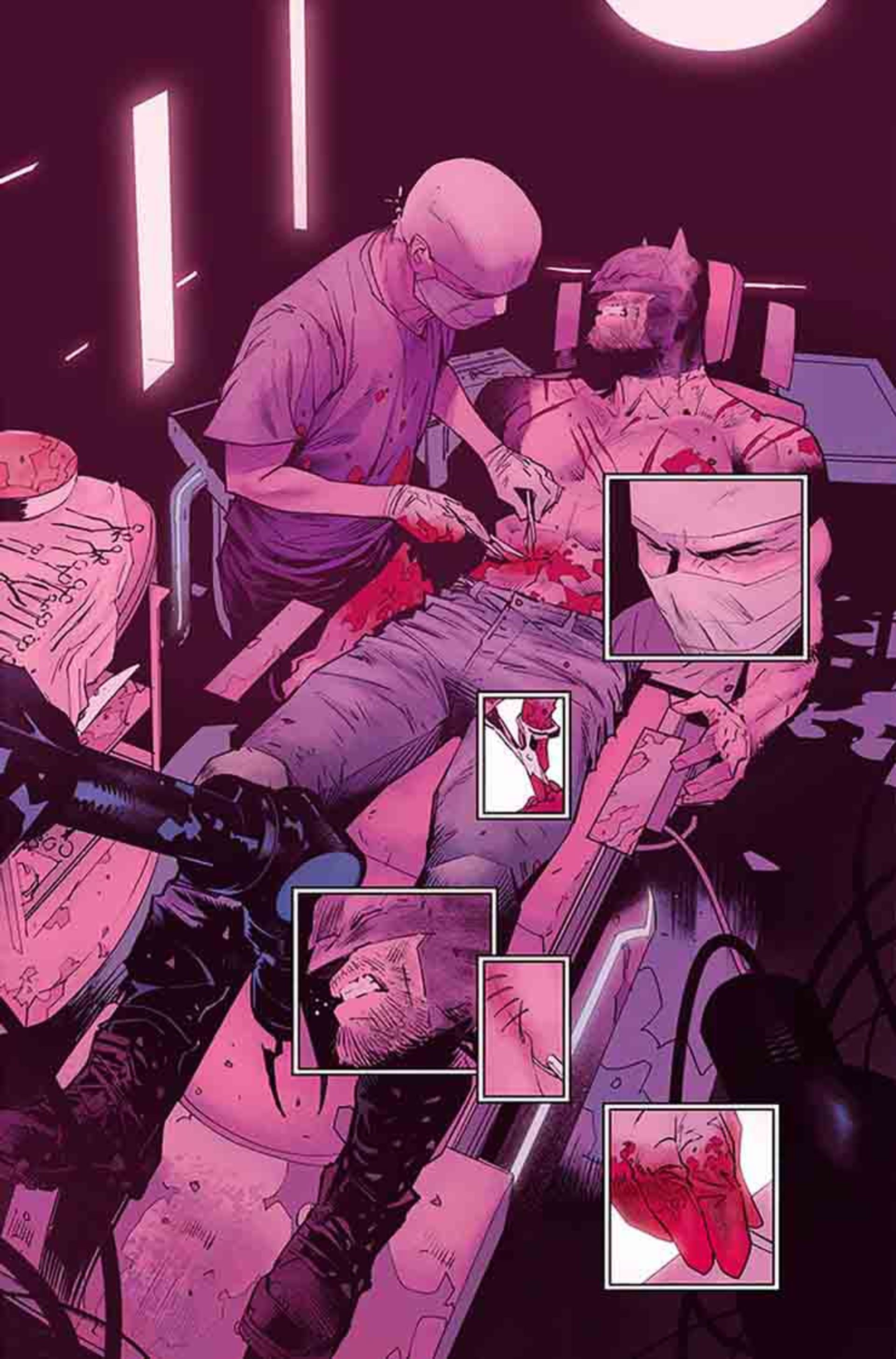 بروس وین زیر تیغ جراحی در سری کتاب کمیک Future State: Dark Detective