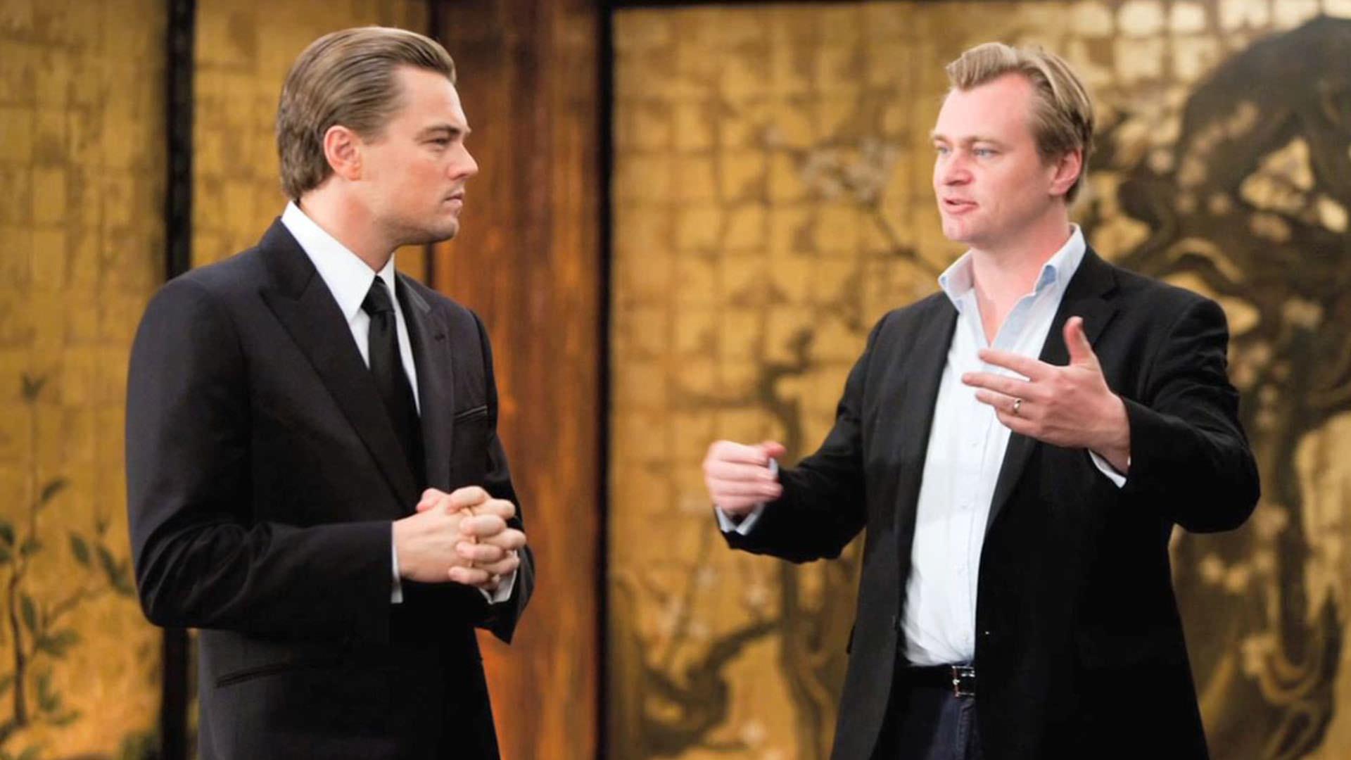 کریستوفر نولان و لئوناردو دی‌کاپریو Inception