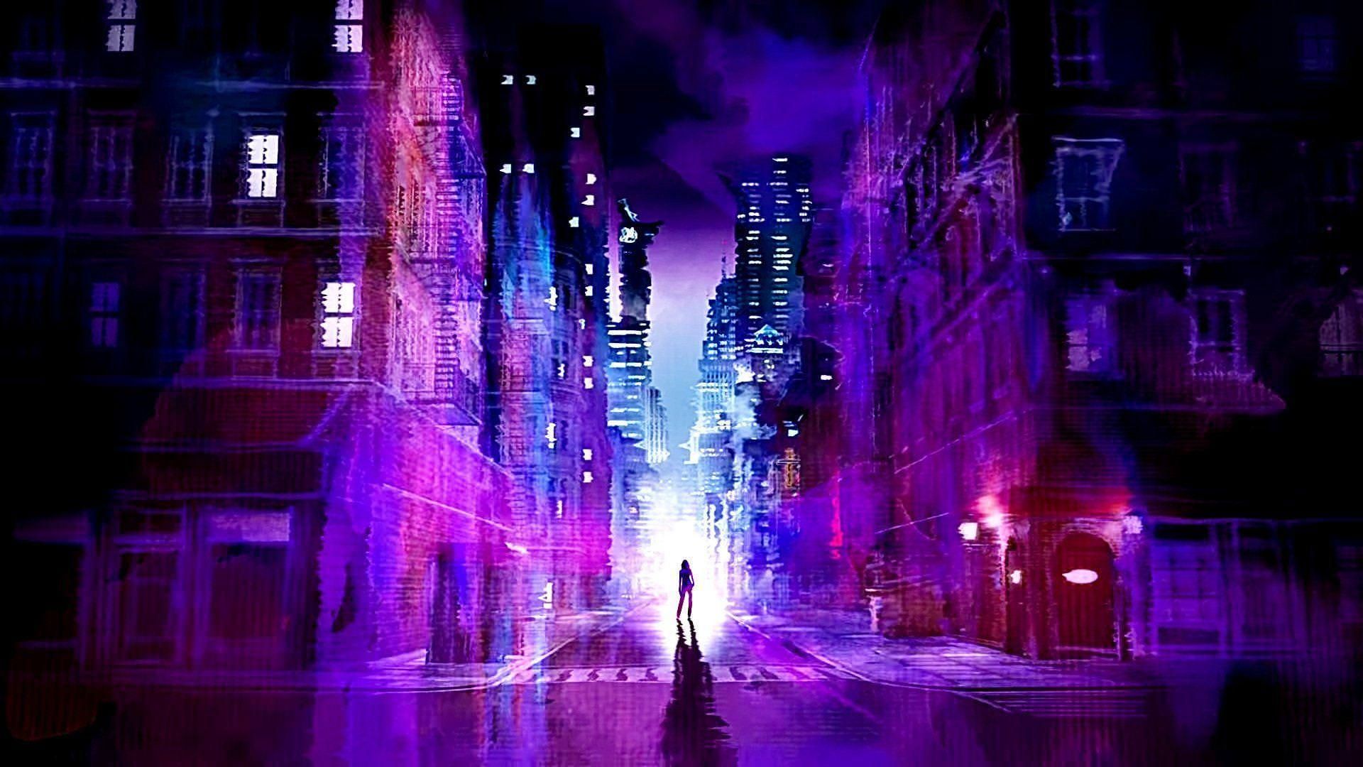تصویری از شهر سریال jessica jones با حضور شخصیت اصلی این سریال با بازی کریستین ریتر