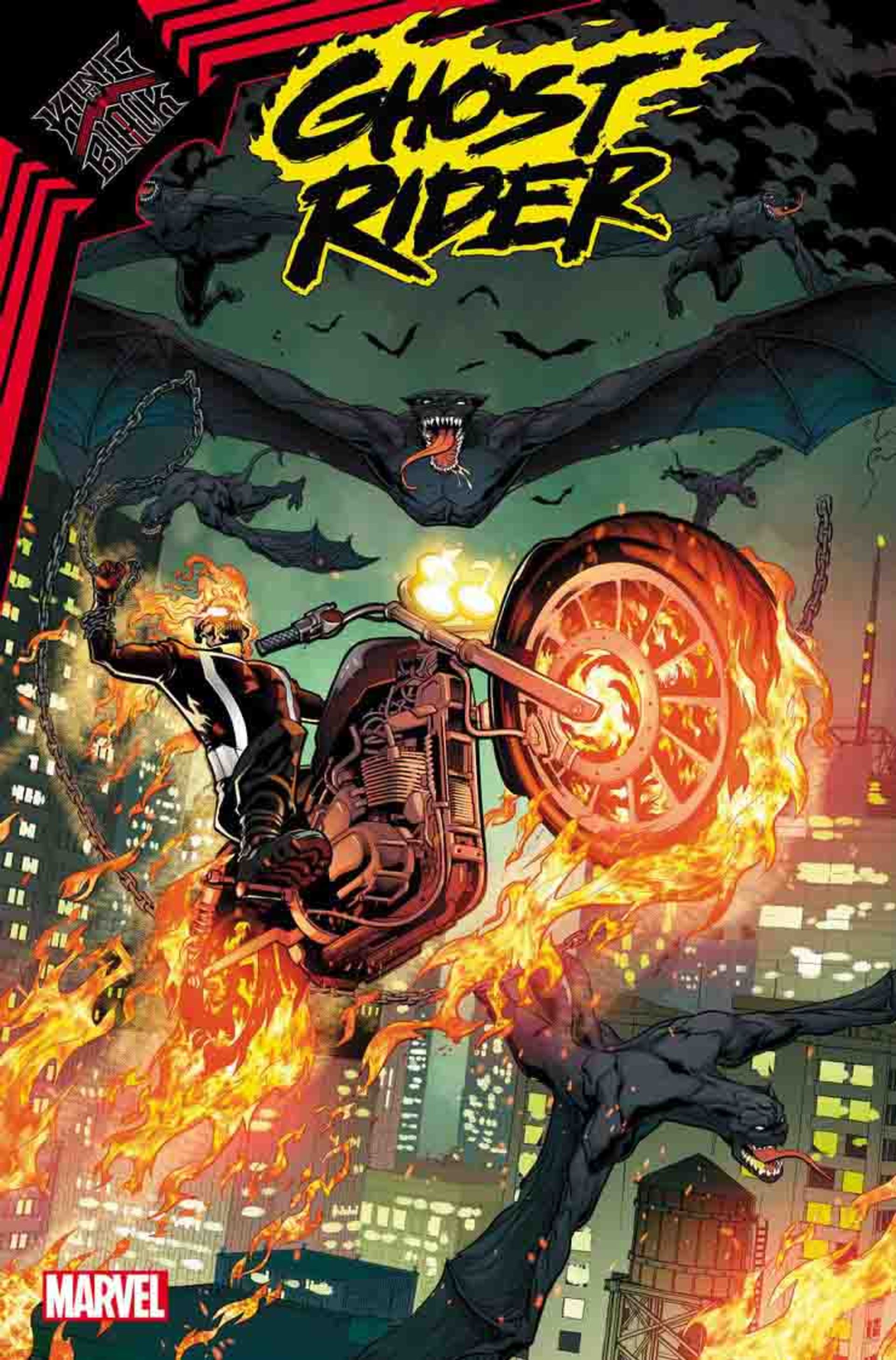 تصویر جلد کمیک تک قسمتی King in Black: Ghost Rider
