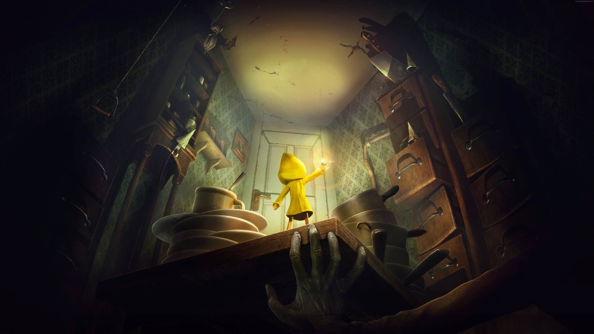 کاراکتر Littlenightmares در حال جست و جوی محیط