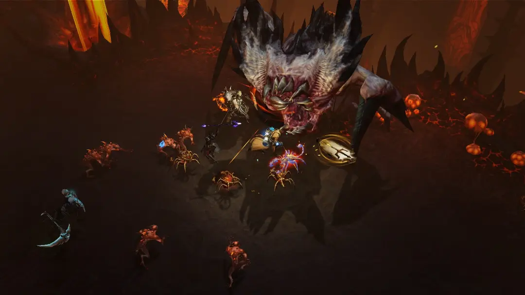 نمایی از بازی Diablo Immortal