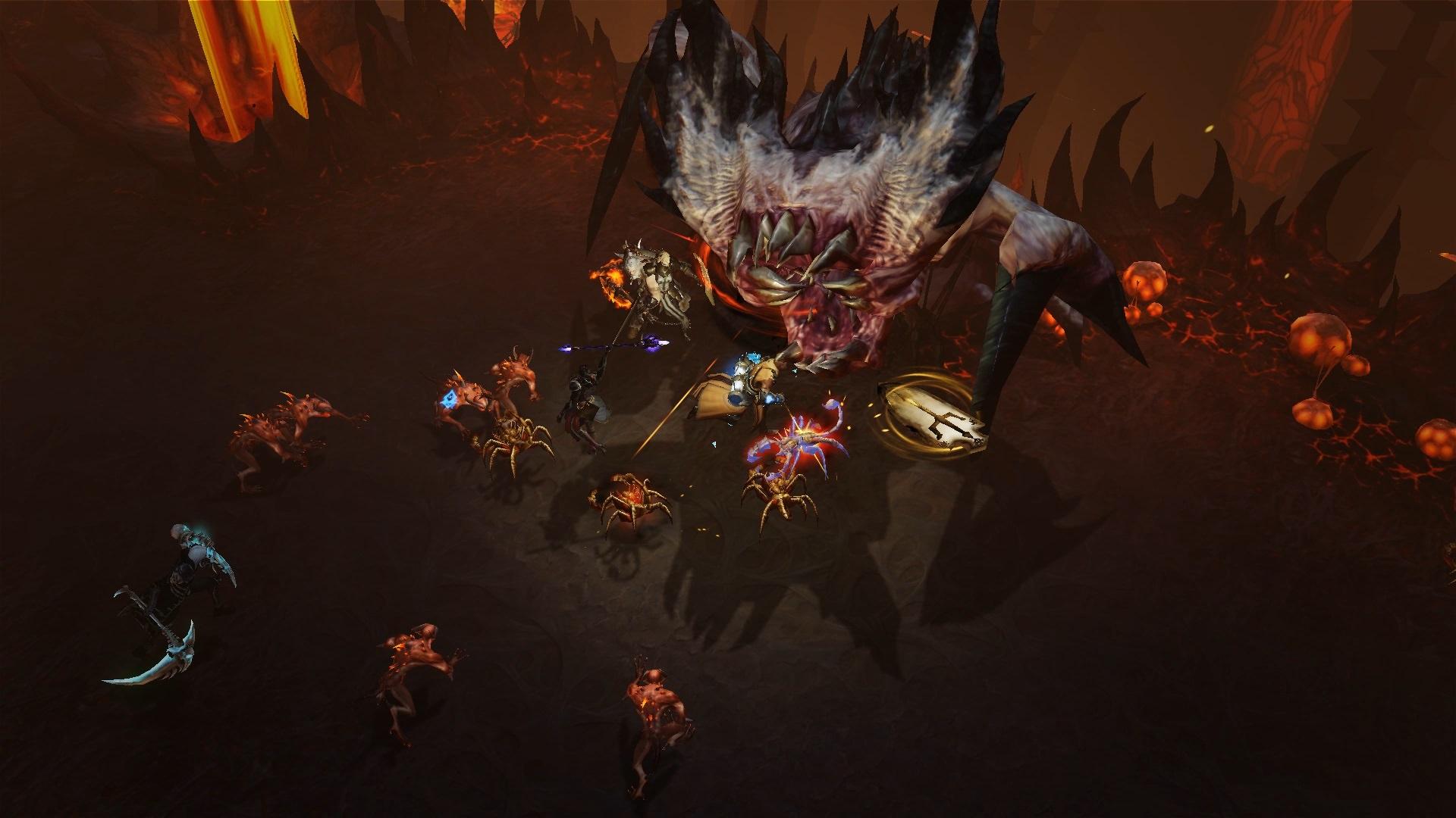 نمایی از بازی Diablo Immortal