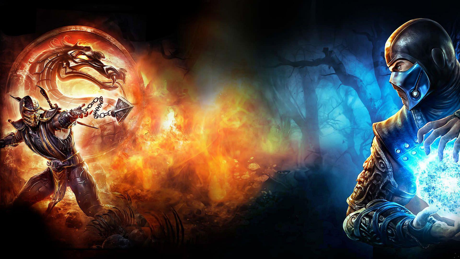 اسکورپیون در برابر ساب زیرو در بازی Mortal Kombat 11