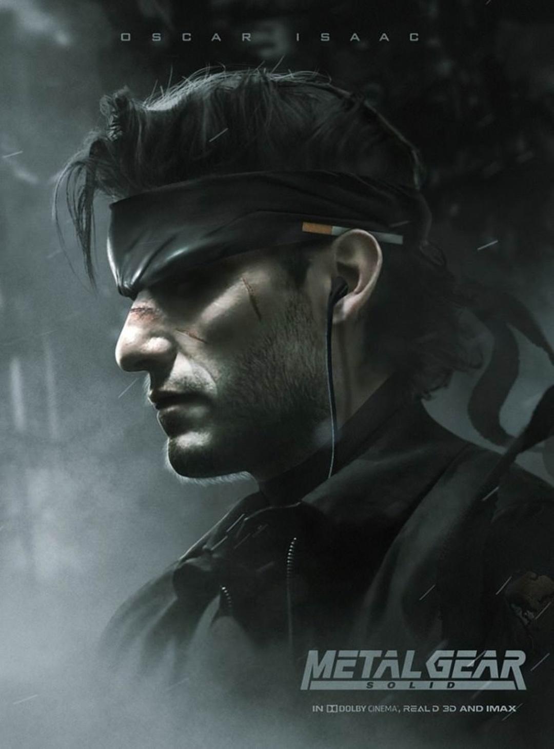 طرح اسکار آیزاک در نقش سالید اسنیک در فیلم Metal Gear Solid