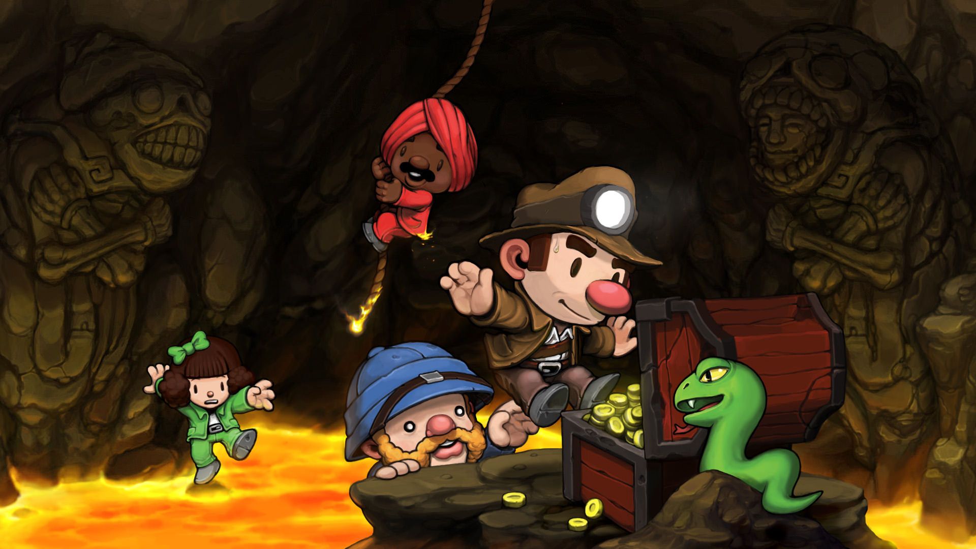 قهرمان اصلی بازی Spelunky