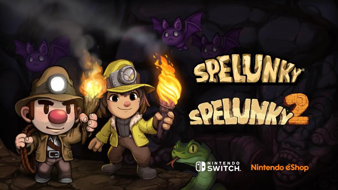 انتشار Spelunky و Spelunky 2 برای نینتندو سوییچ در تابستان ۲۰۲۱