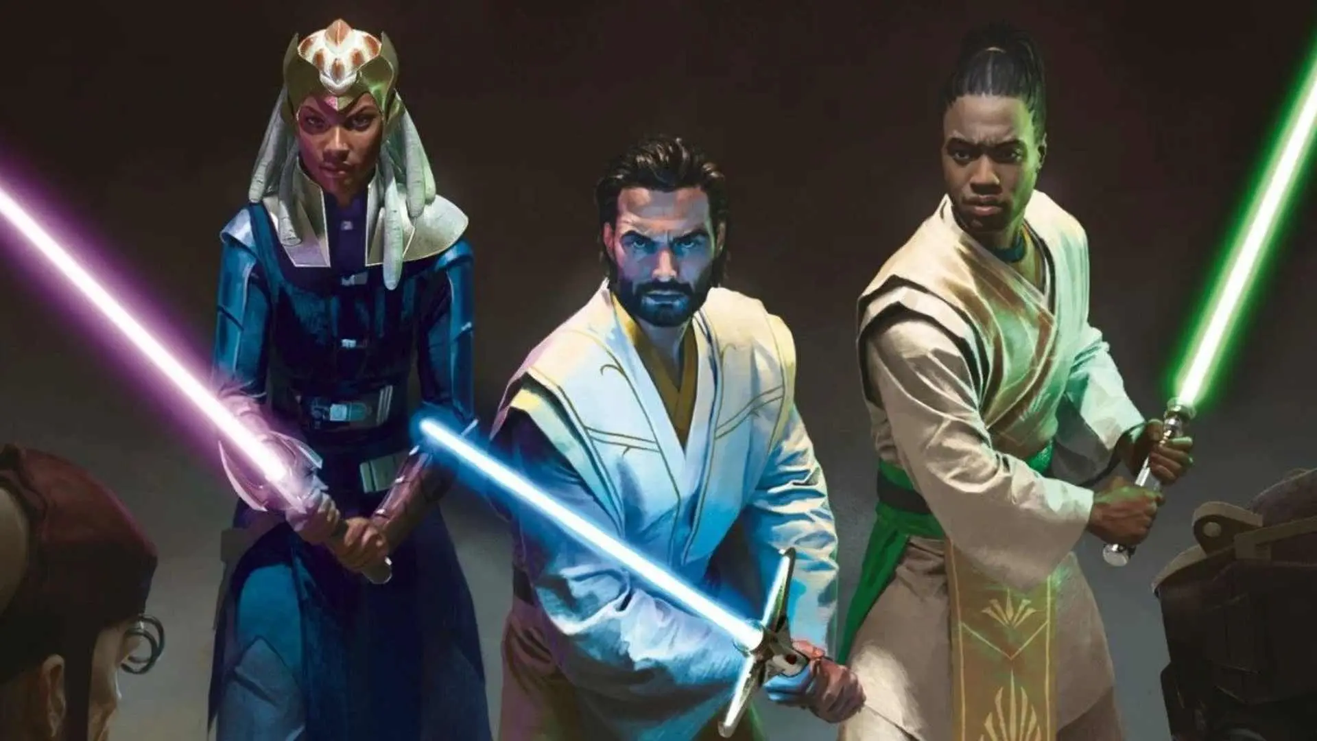 سه شخصیت اصلی رمان Star Wars: The High Republic: The Rising Storm