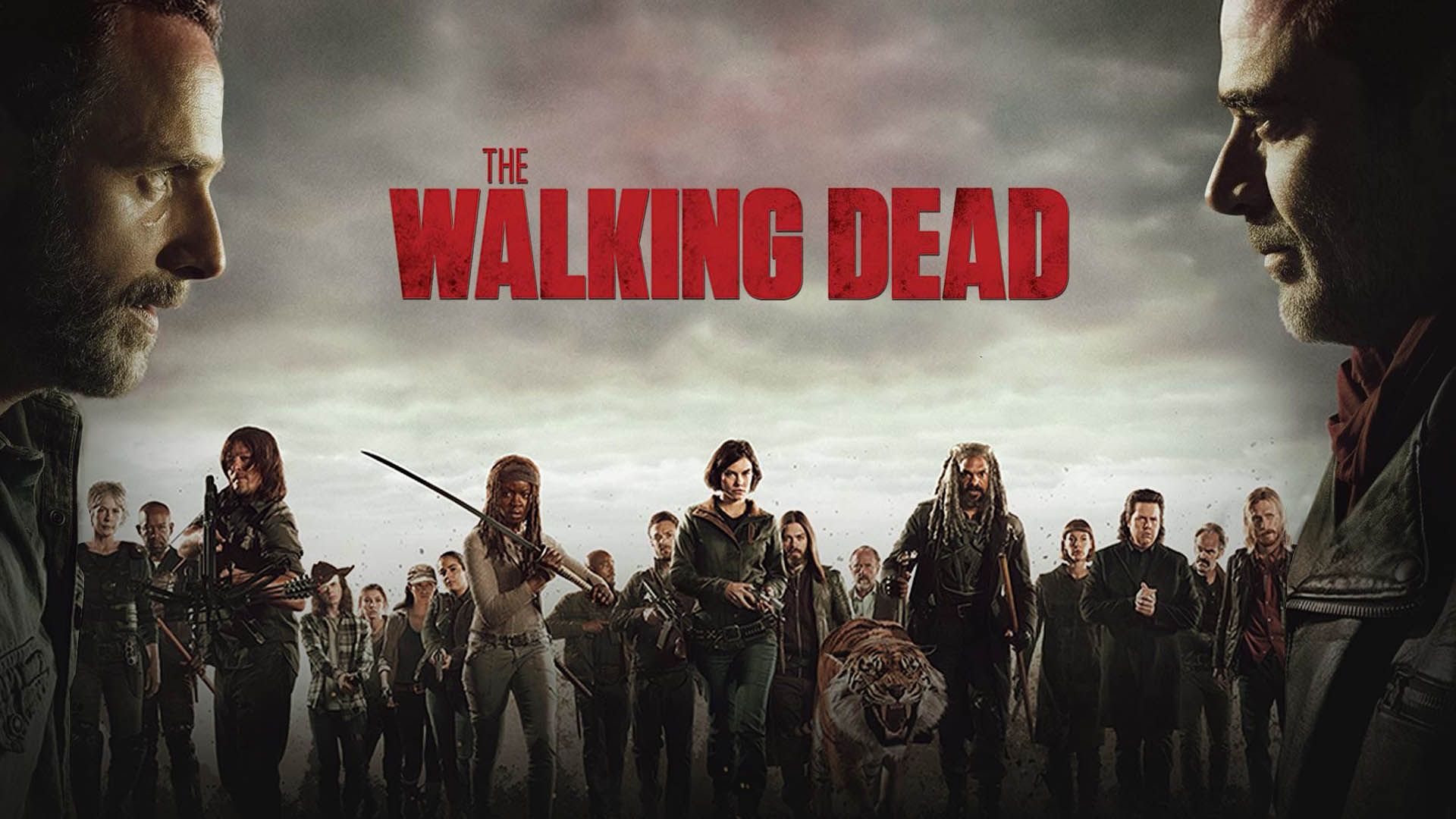 شخصیت‌های اصلی سریال the walking dead در کاور این سریال