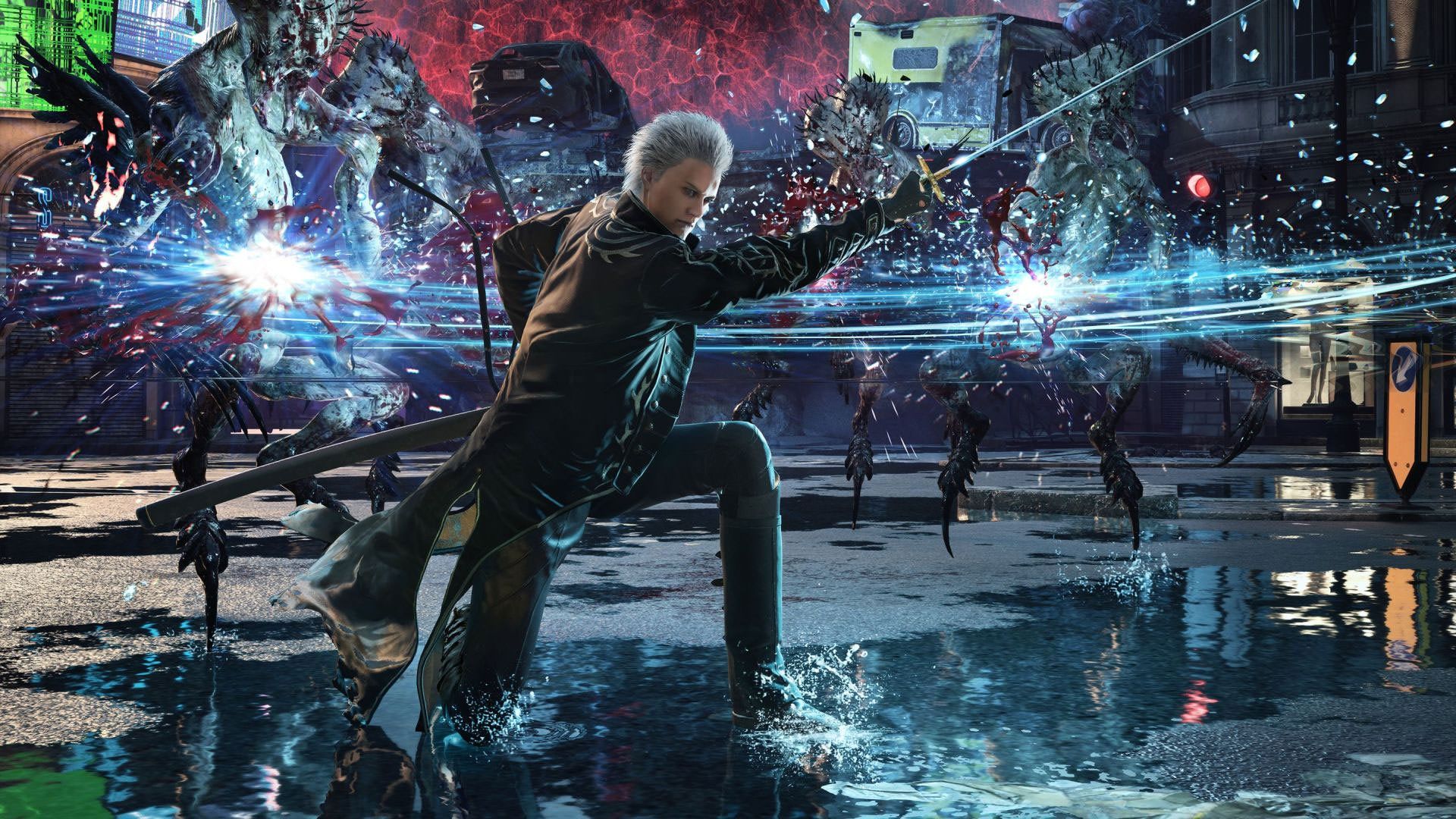 نابودی شیاطین به دست ورجیل در Devil May Cry 5