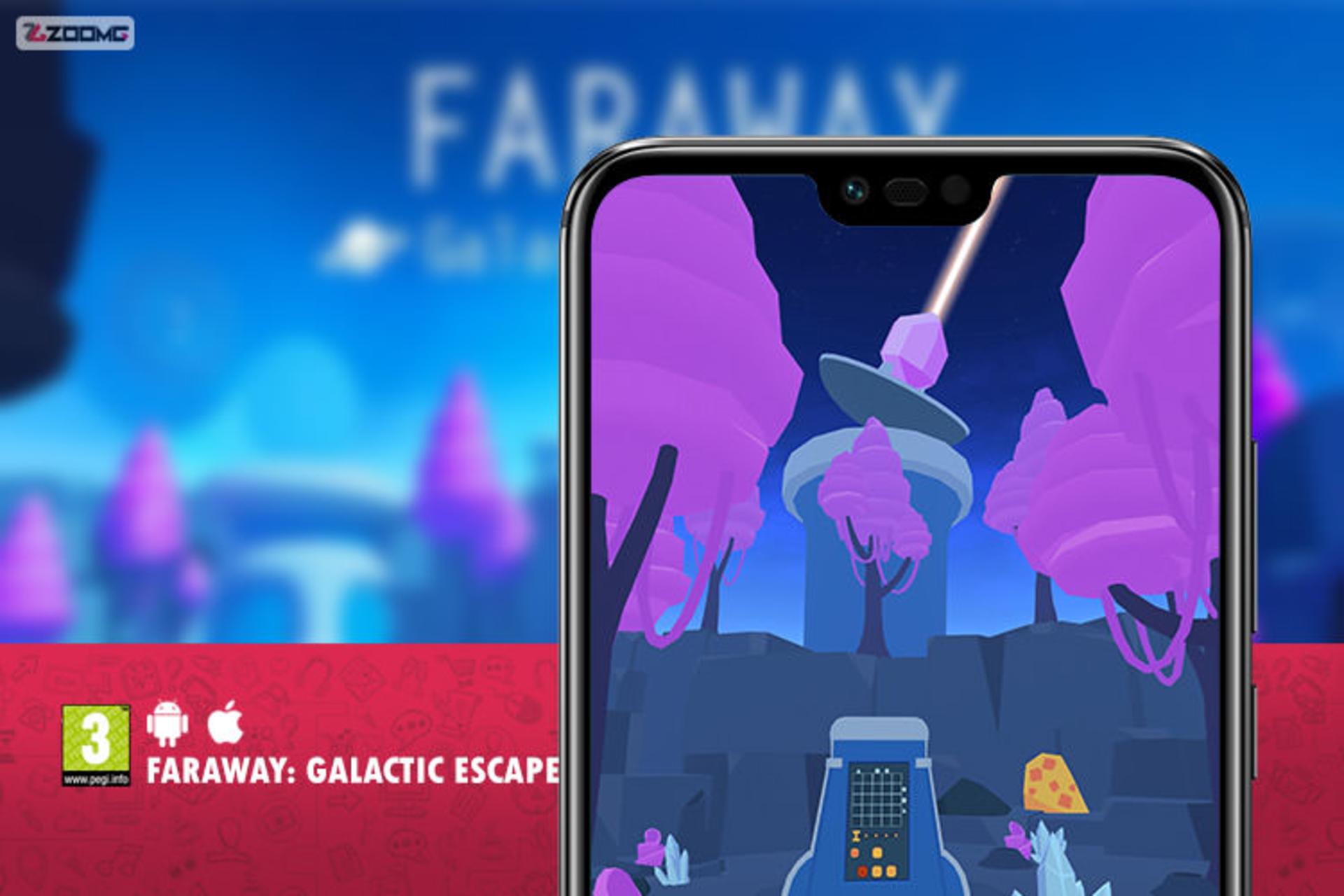 بازی موبایل faraway galactic escape