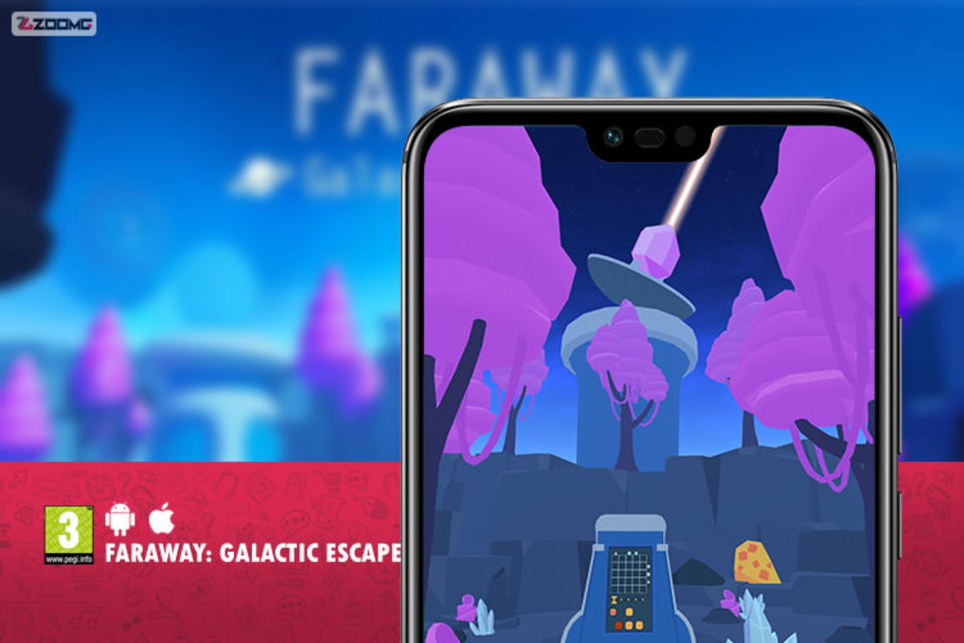 بازی موبایل faraway galactic escape
