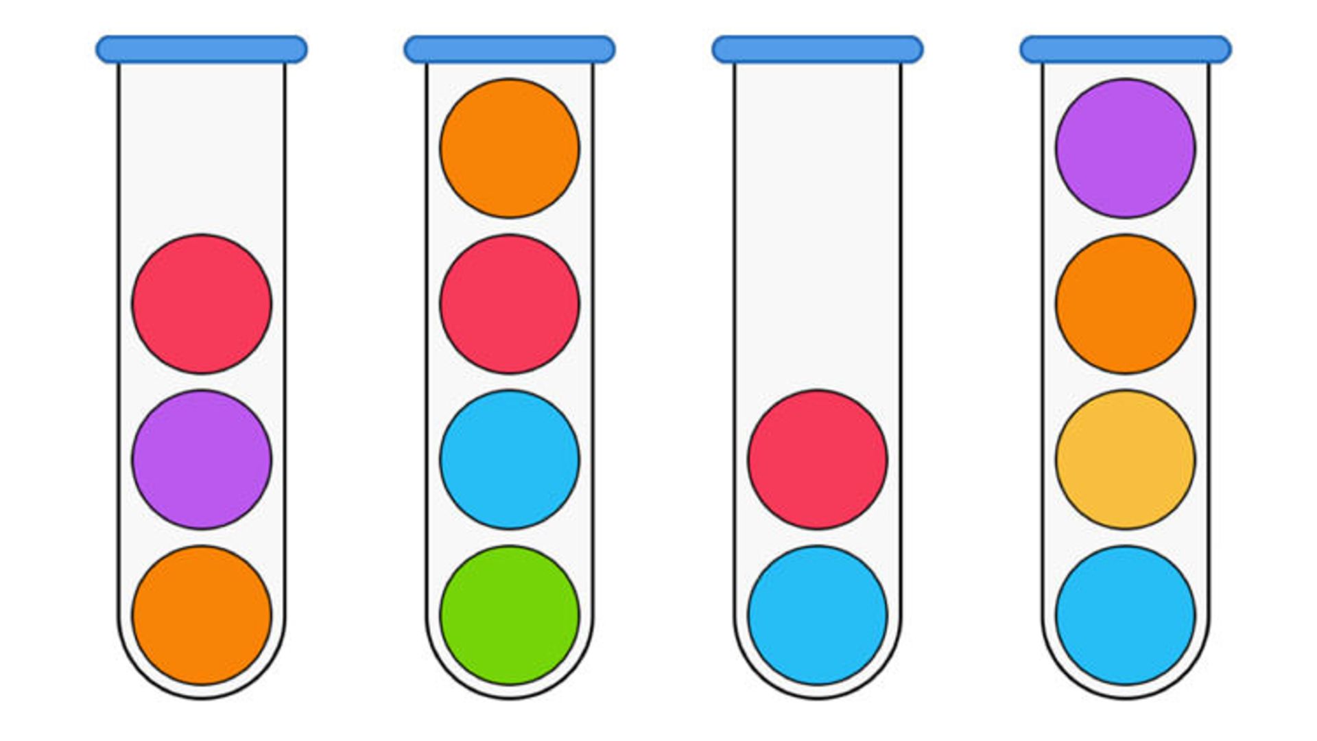Bubble Puzzle – Sort Bubbles