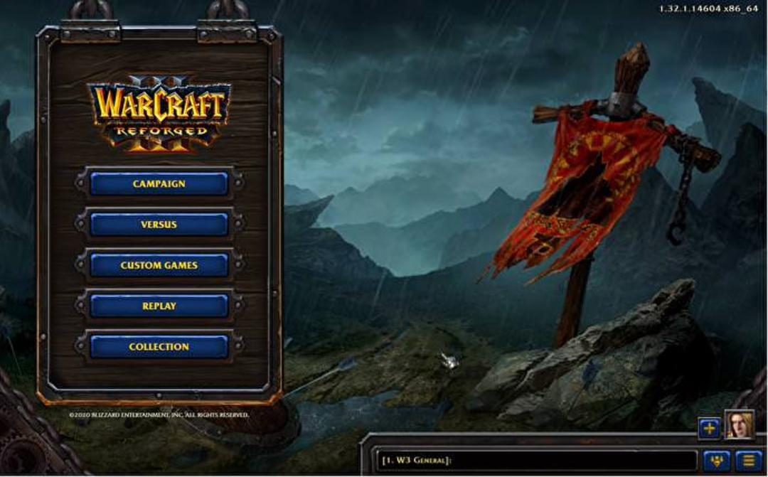 Warcraft 3 Reforged Menus