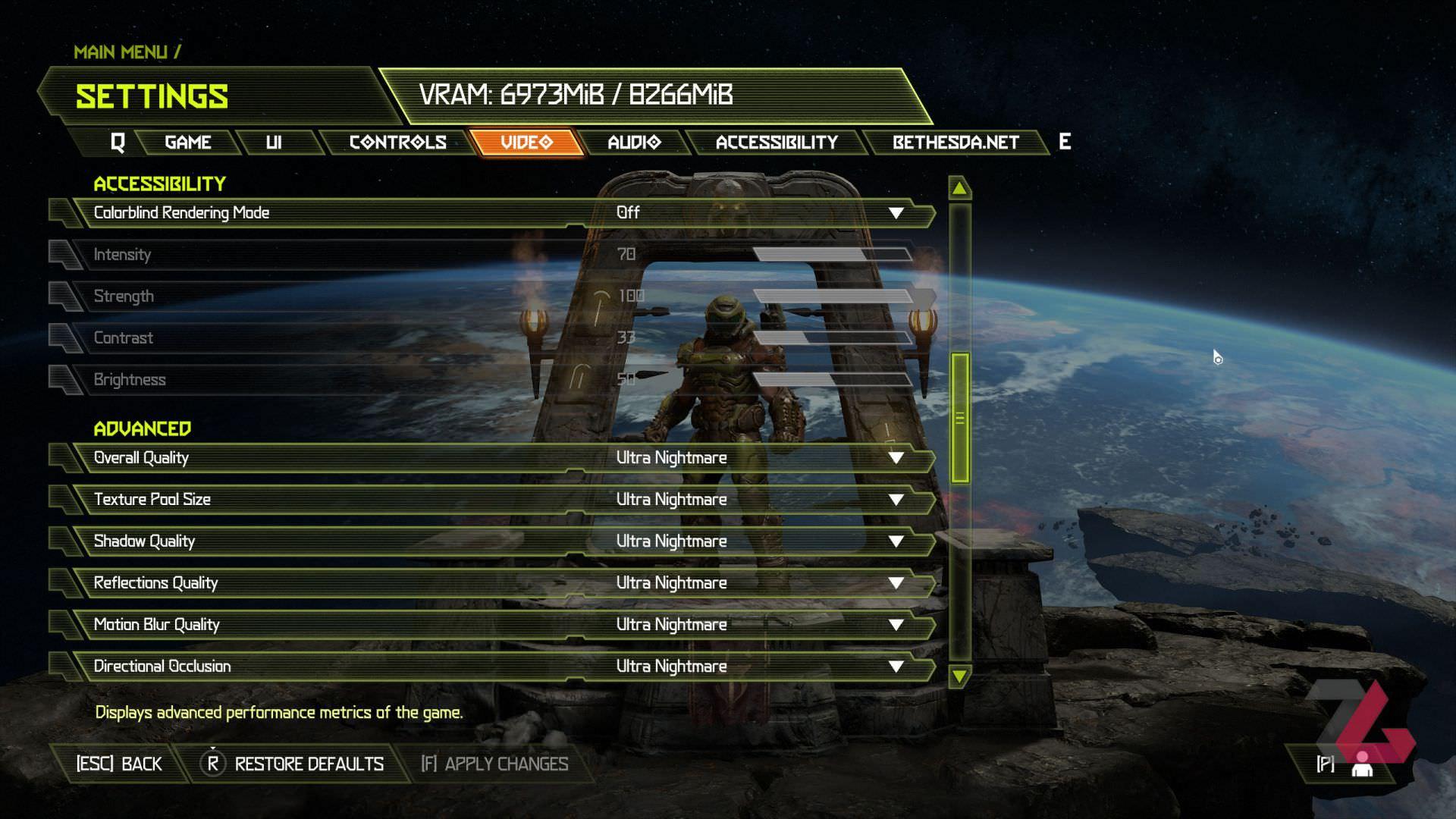 DOOM: Eternal Video Setting 2