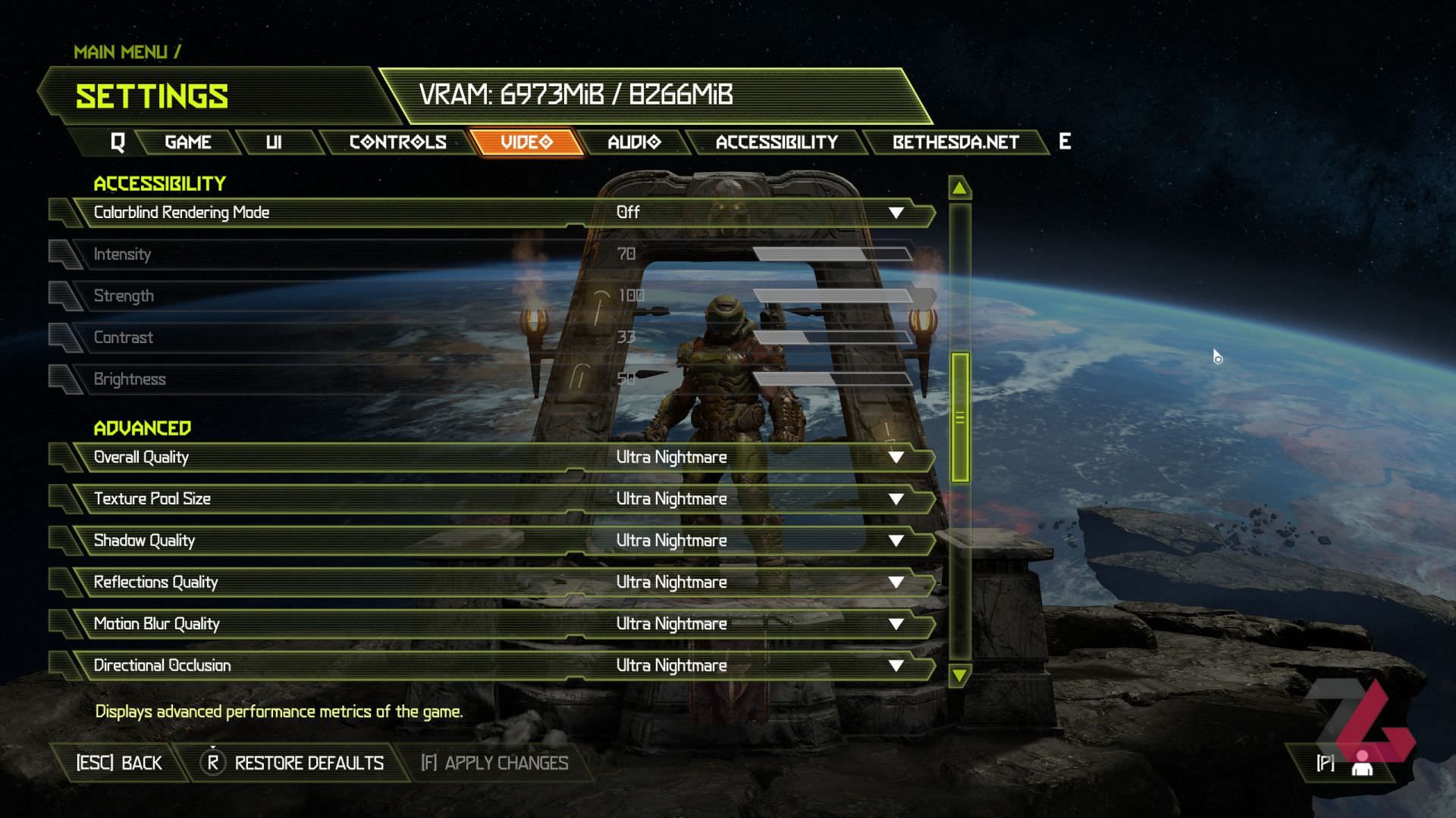 DOOM: Eternal Video Setting 2