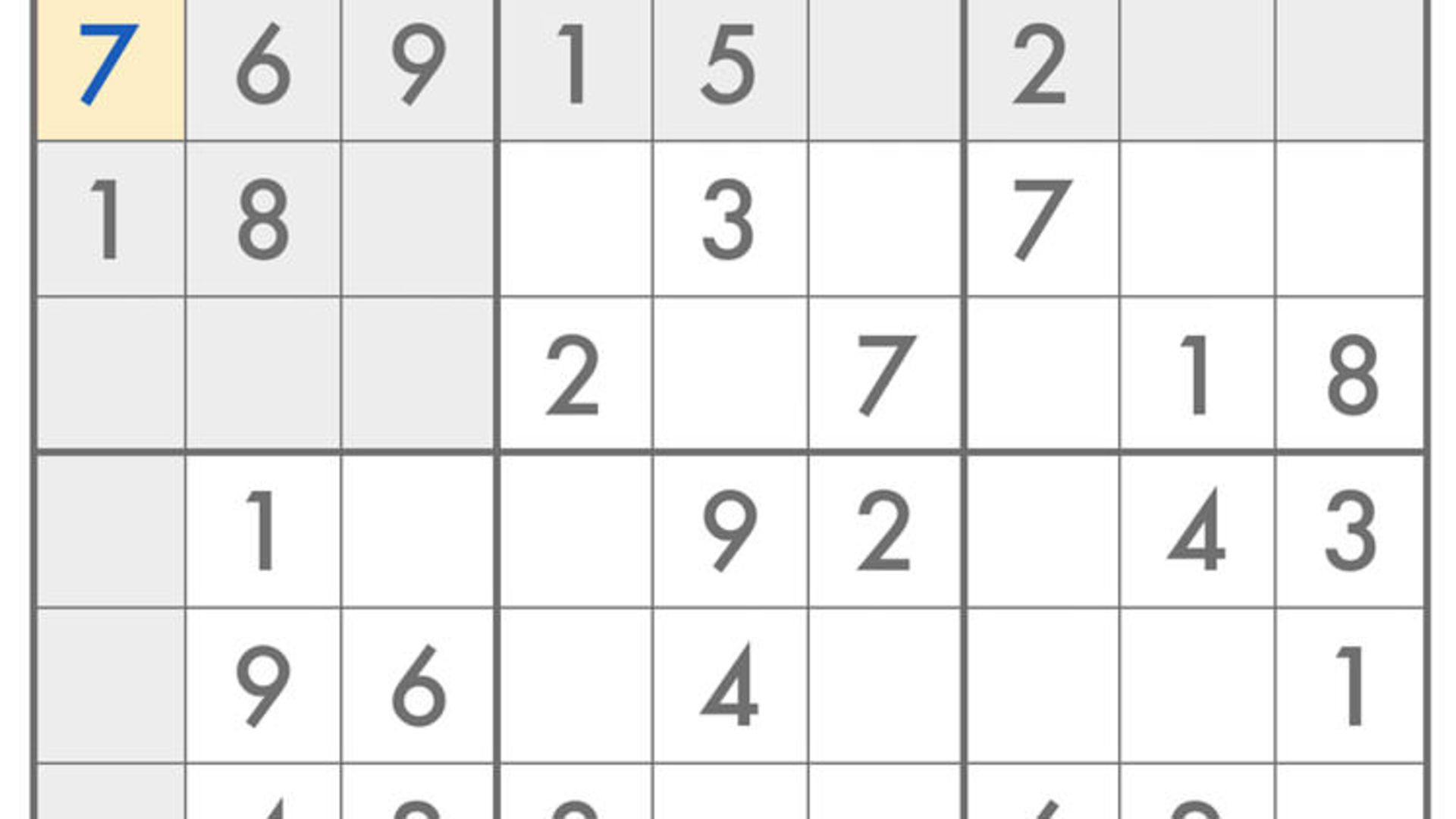 Sudoku – Classic Number Game