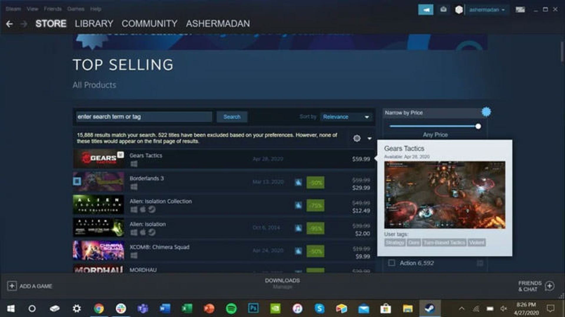 بازی Gears Tactics در استیم