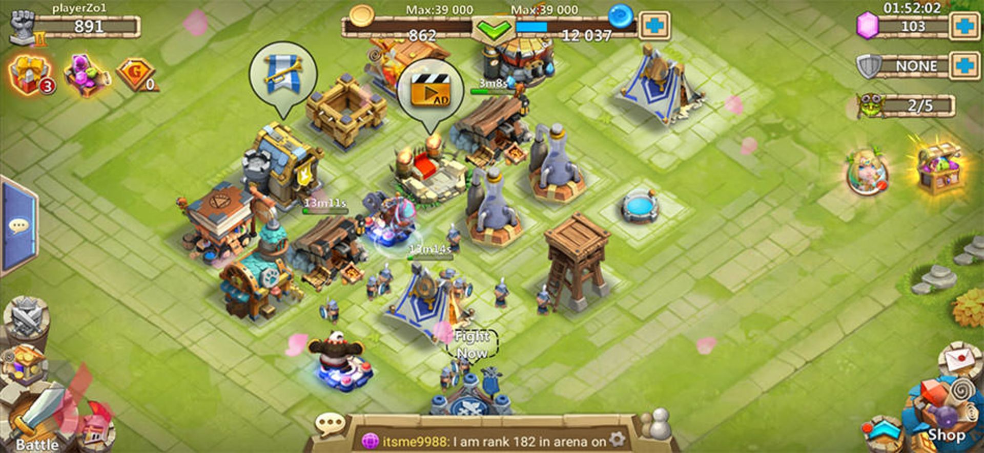 بازی Castle Clash