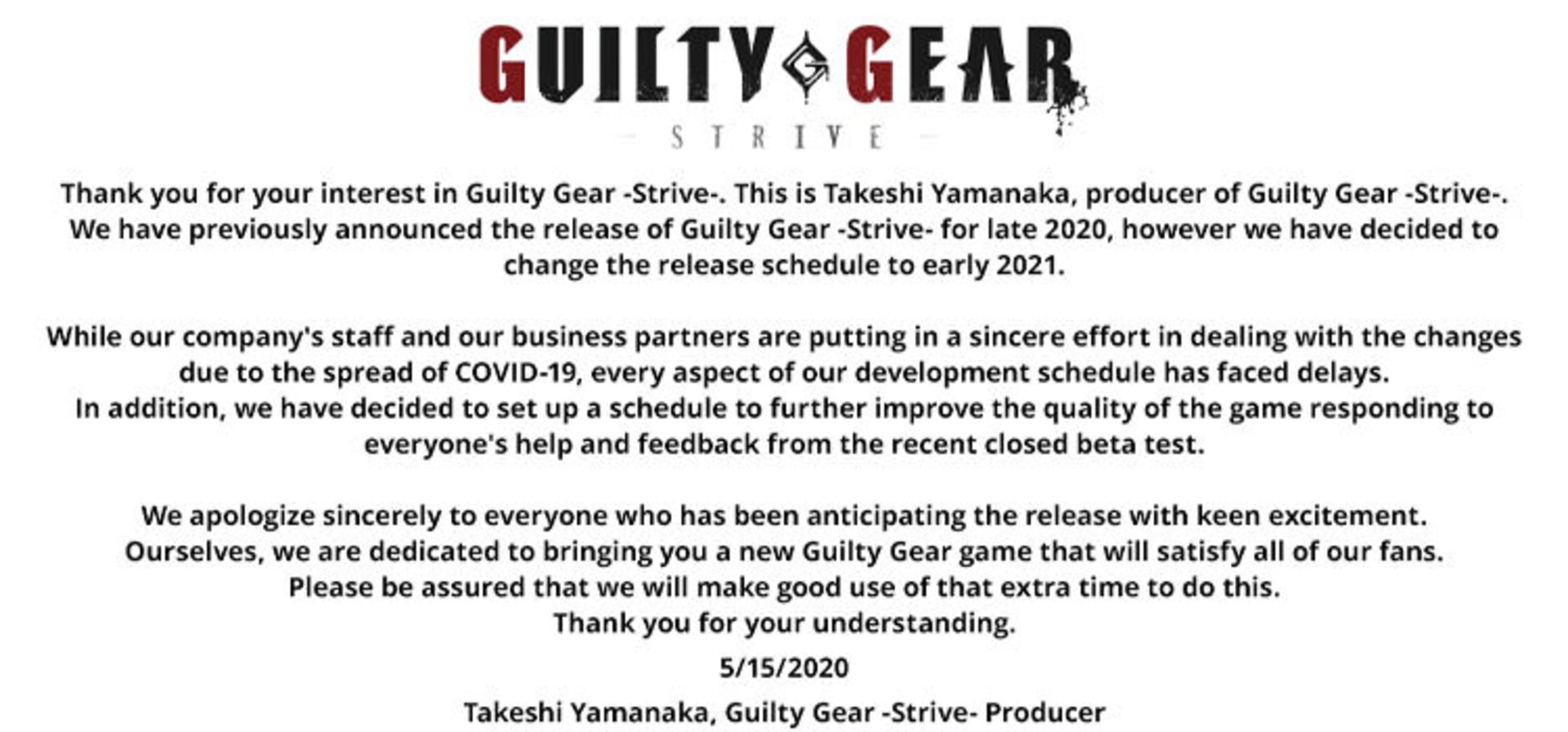 Guilty Gear Strive
