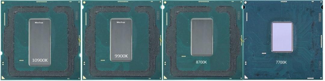 Intel Core-s Die Size Comparison