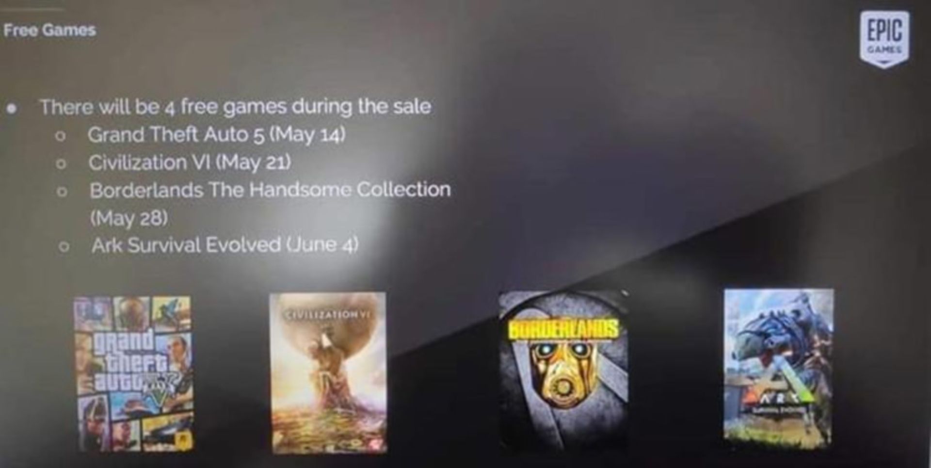 Epic Games Store Free