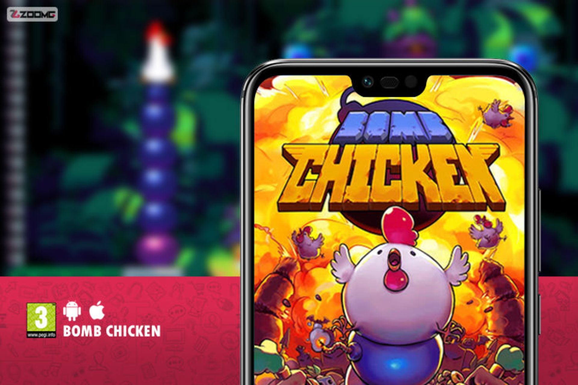 معرفی بازی موبایل Bomb Chicken؛ همراهی مرغ بمب گذار