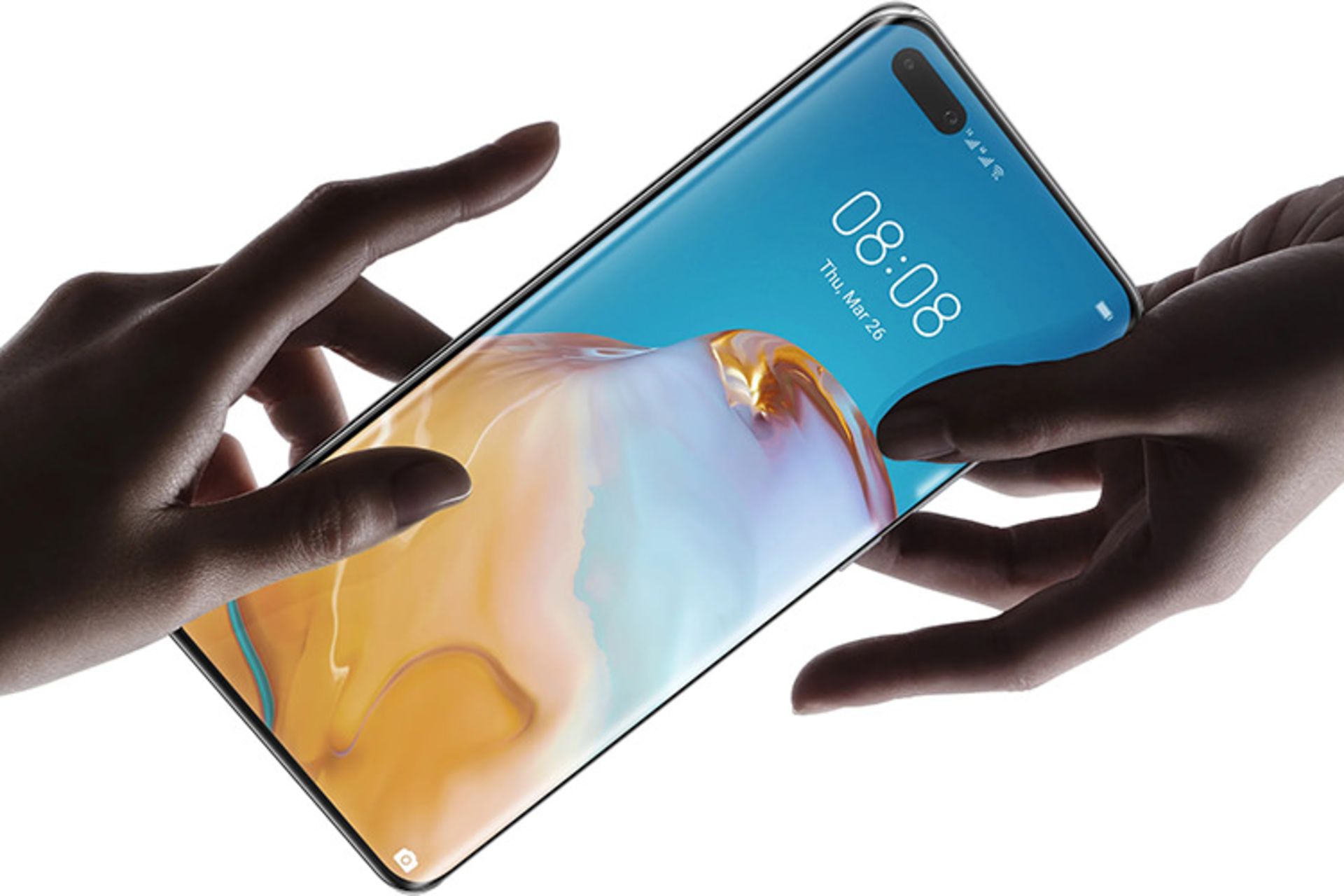 نمای جلوی موبایل p40 pro