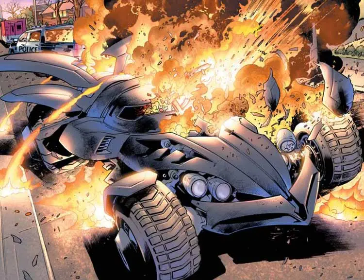 بت موبیل - دی سی کامیکس - batmobile - dc comics