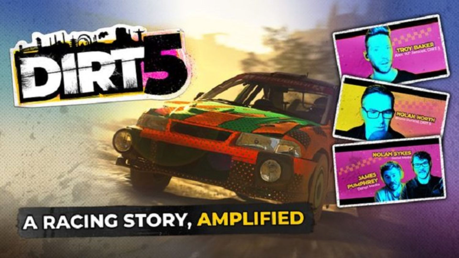 تروی بیکر و نولان نورث در بازی ریسینگ Dirt 5
