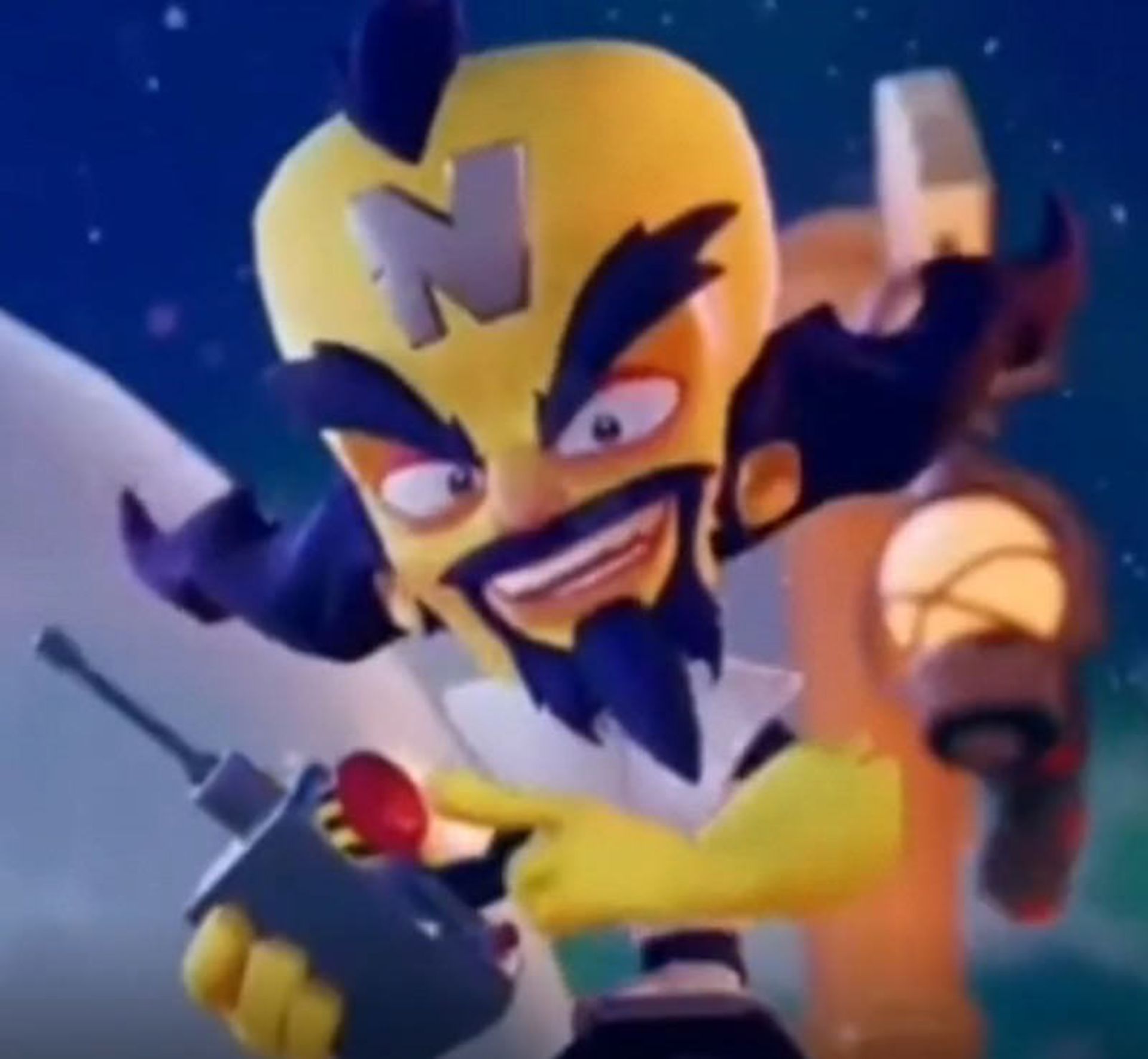 کورتکس به عنوان شخصیت منفی بازی Crash Bandicoot 4: It’s About Time